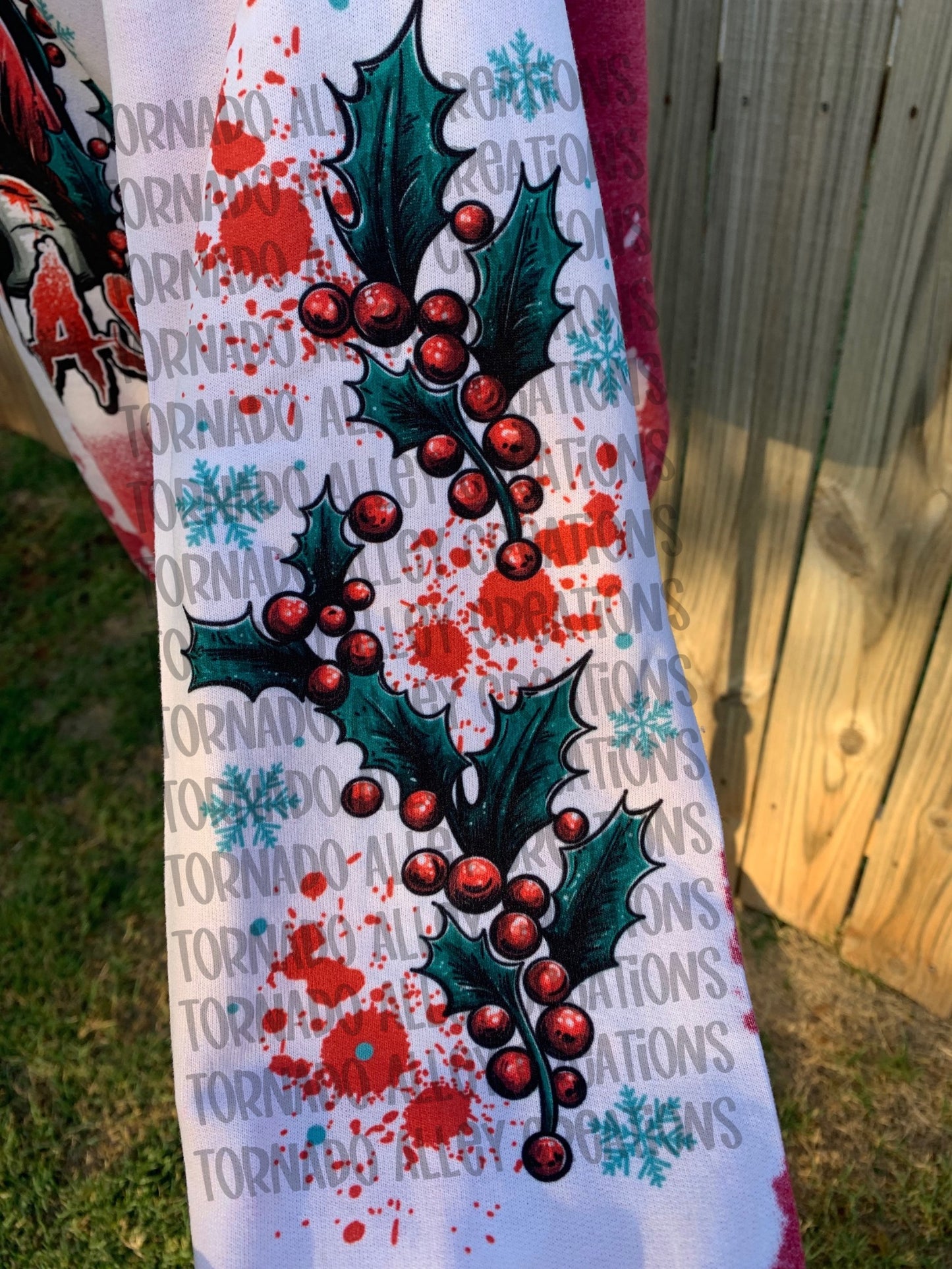 Spooky Christmas Clown Crewneck