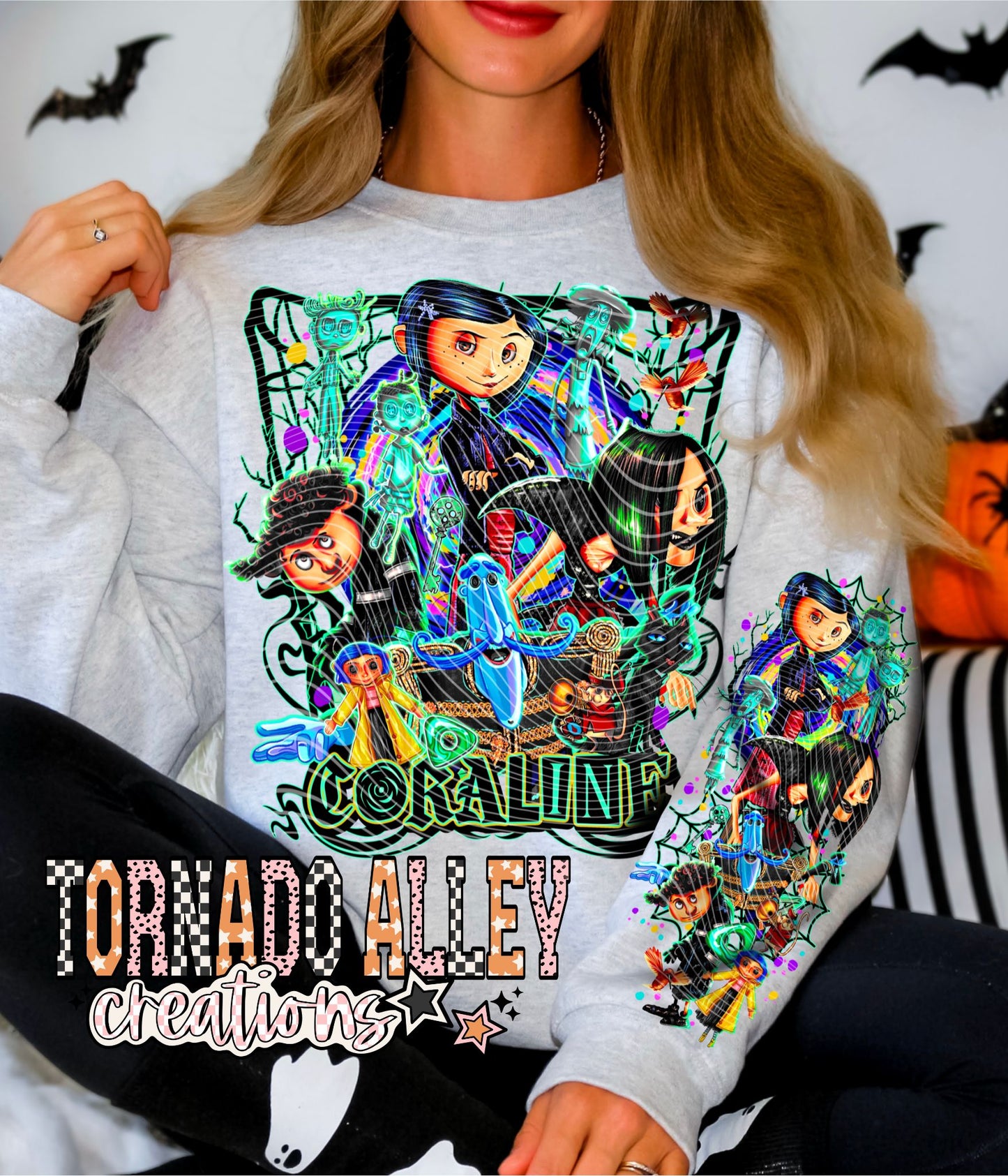 Spooky Buttons Crewneck