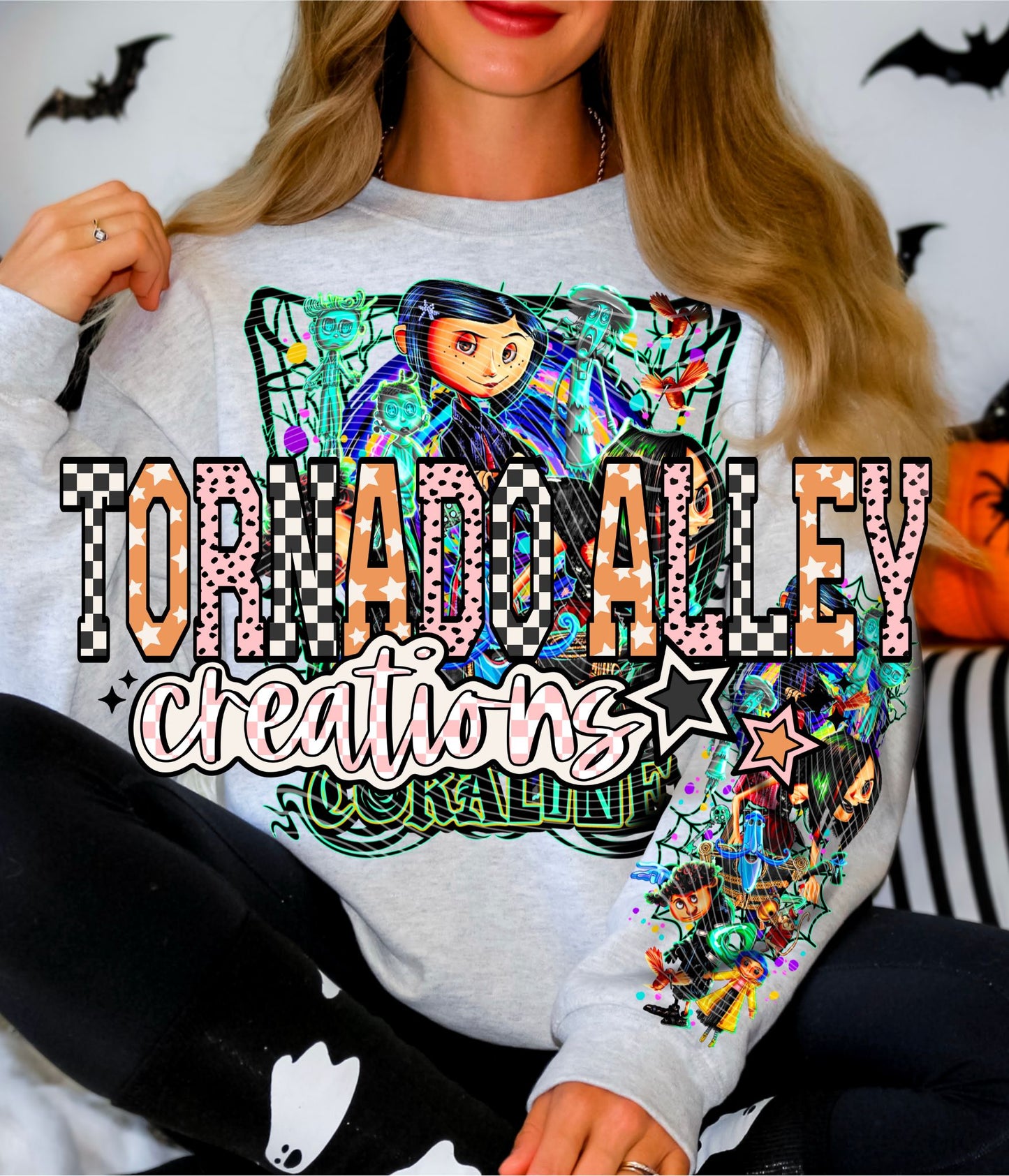 Spooky Buttons Crewneck