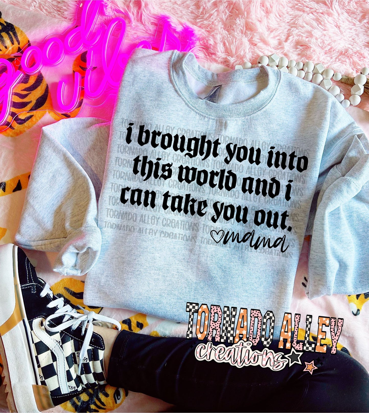 Brought You Into This World Crewneck