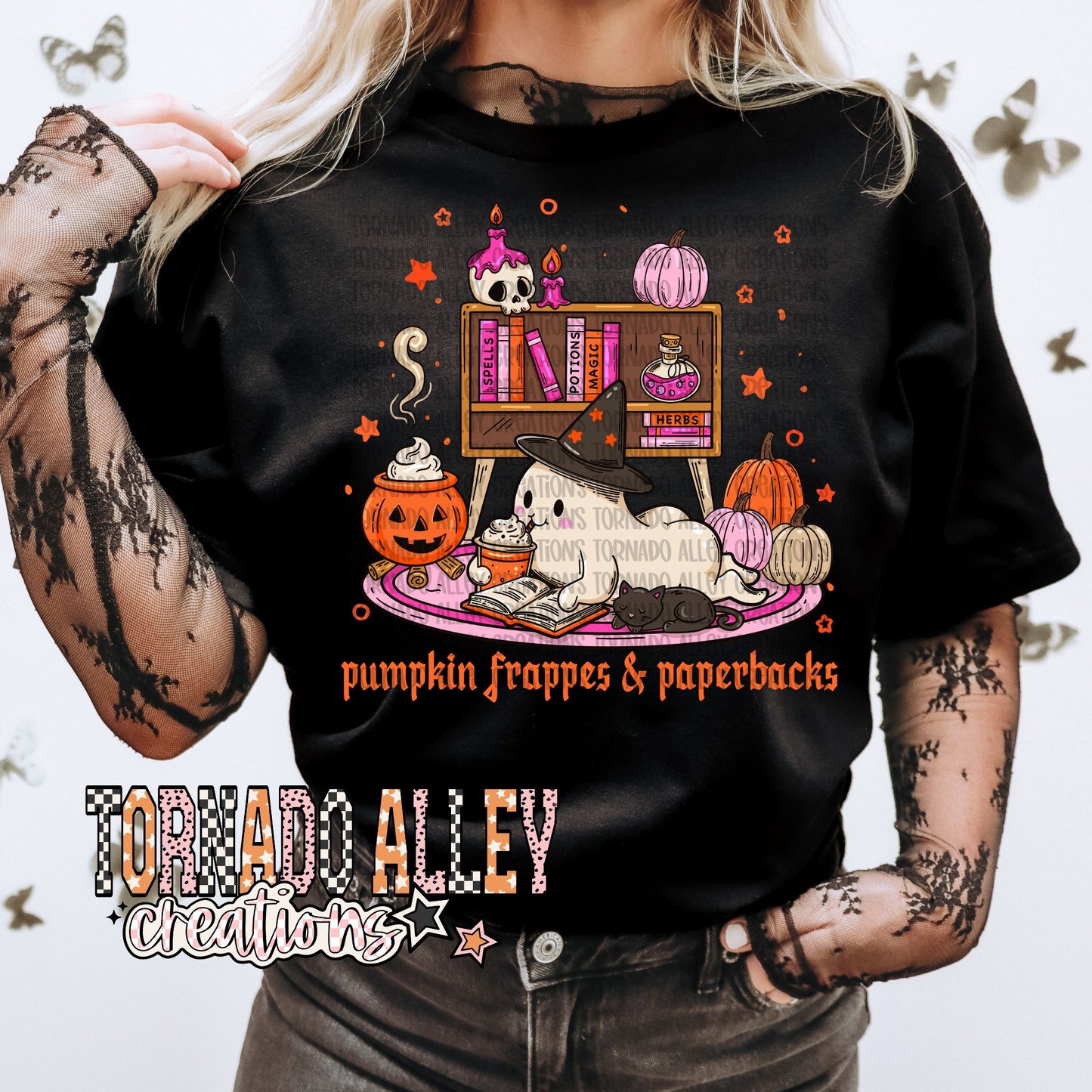 Pumpkin Frappes and Paperbacks Tee
