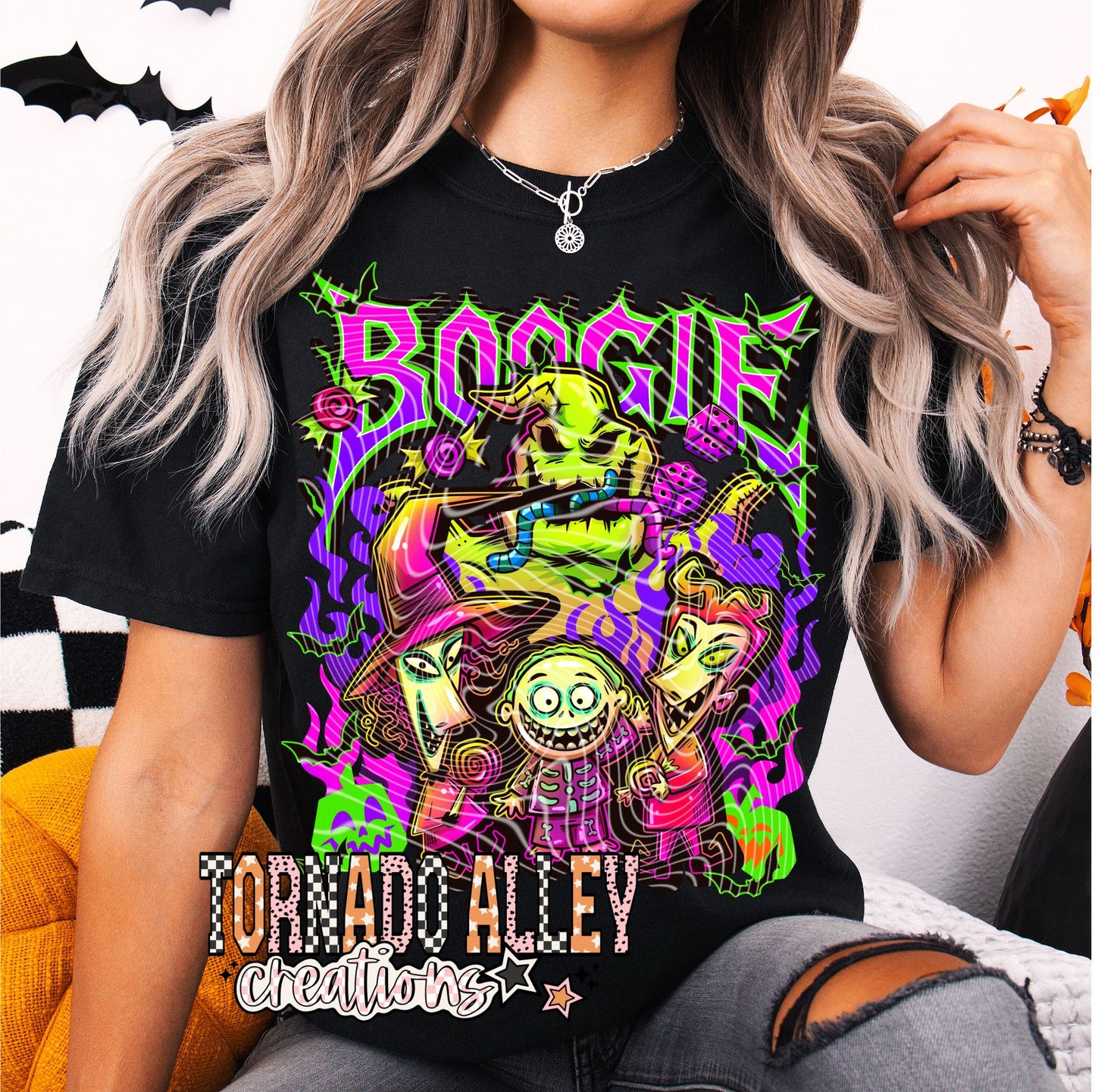 Spooky Neon Nightmare Tee