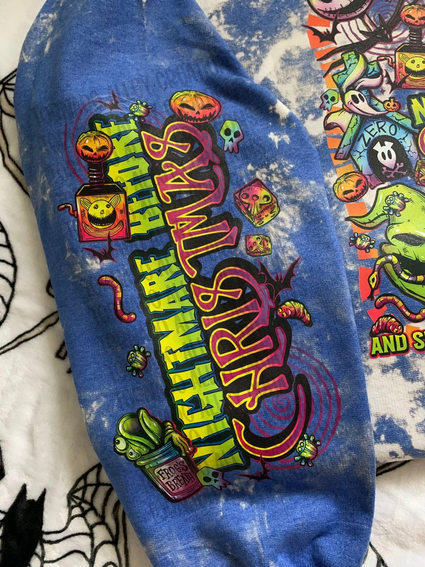 Spooky Neon Christmas Crewneck