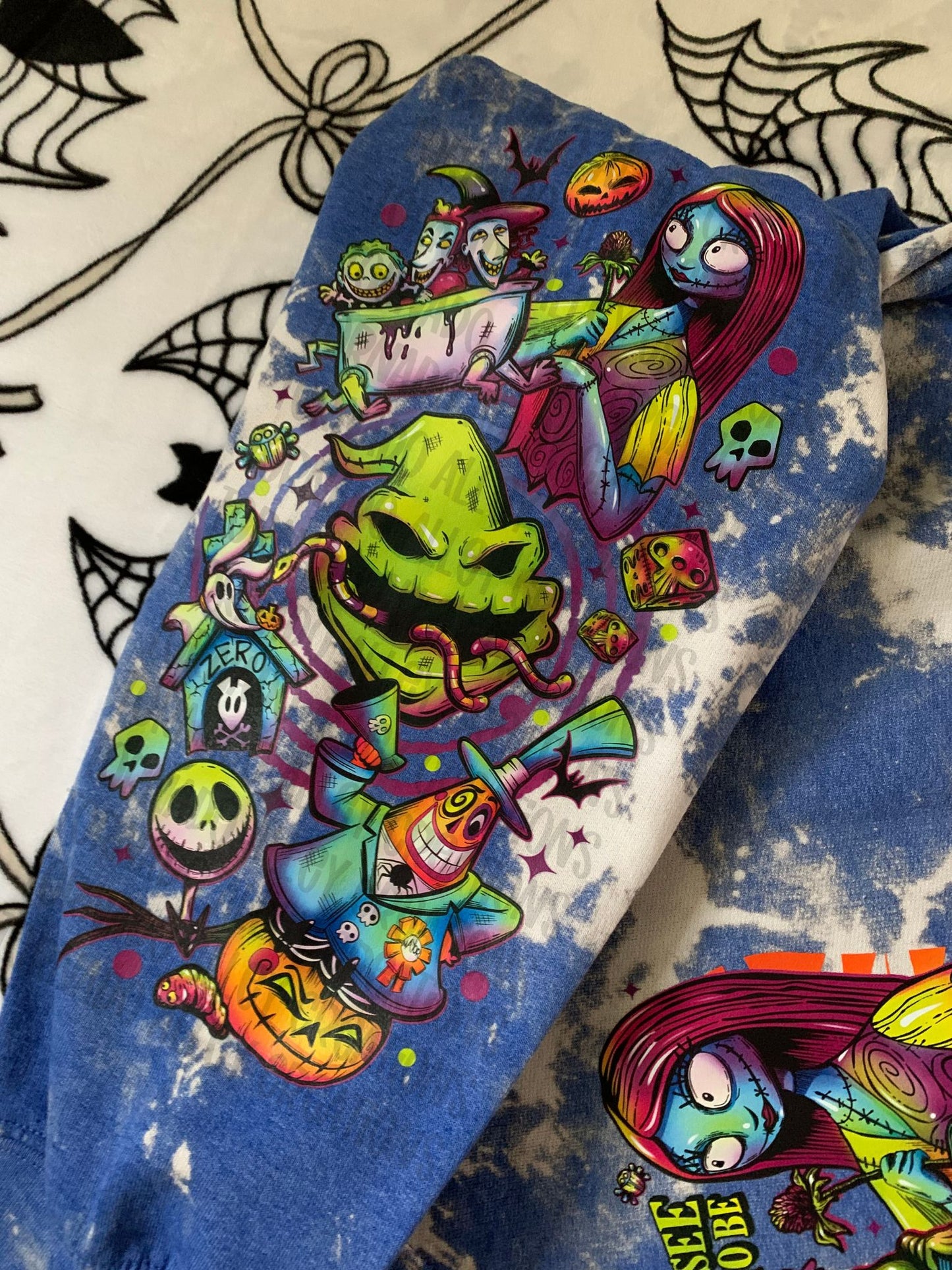 Spooky Neon Christmas Crewneck