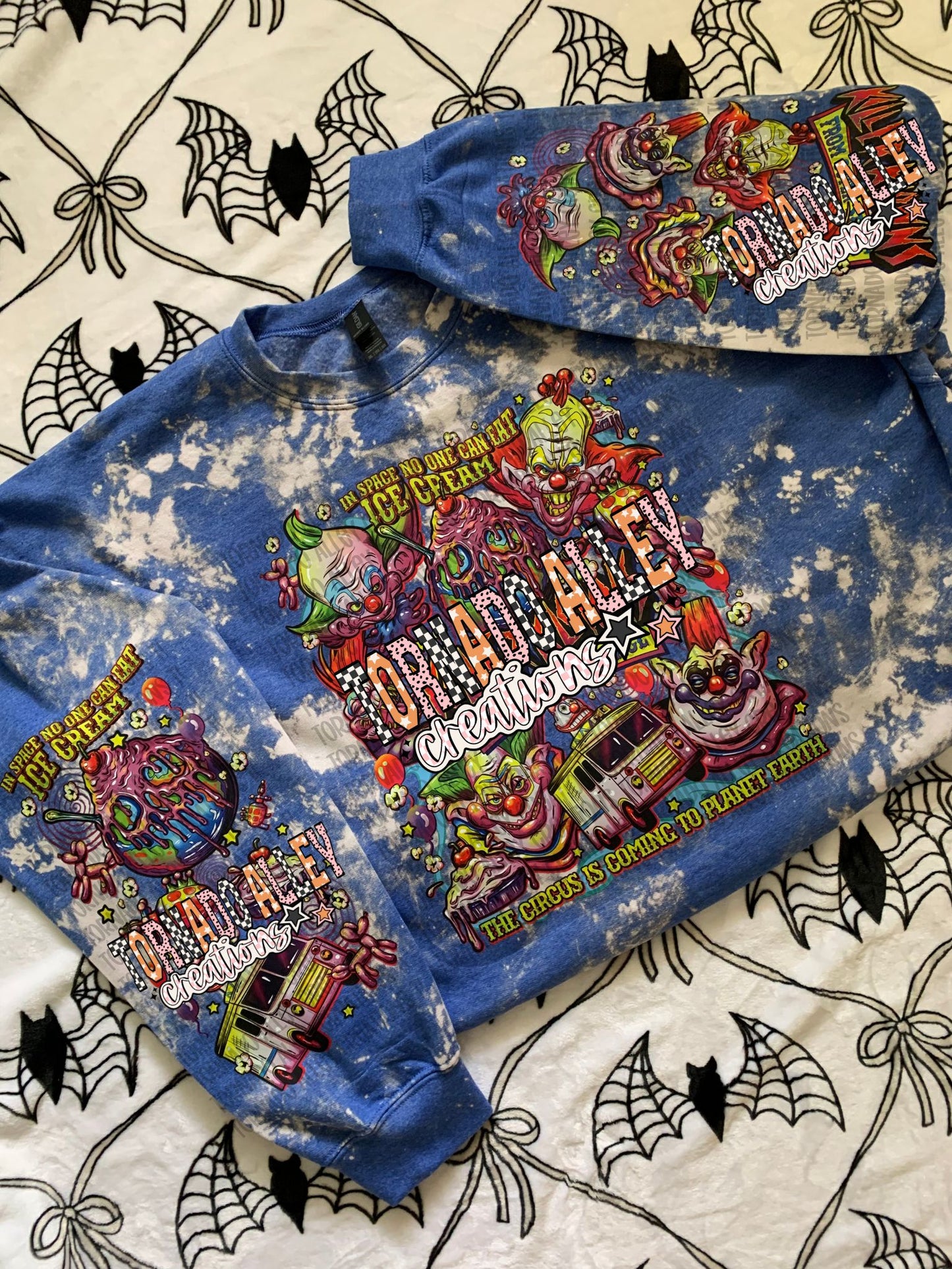 Spooky Circus Clowns Crewneck