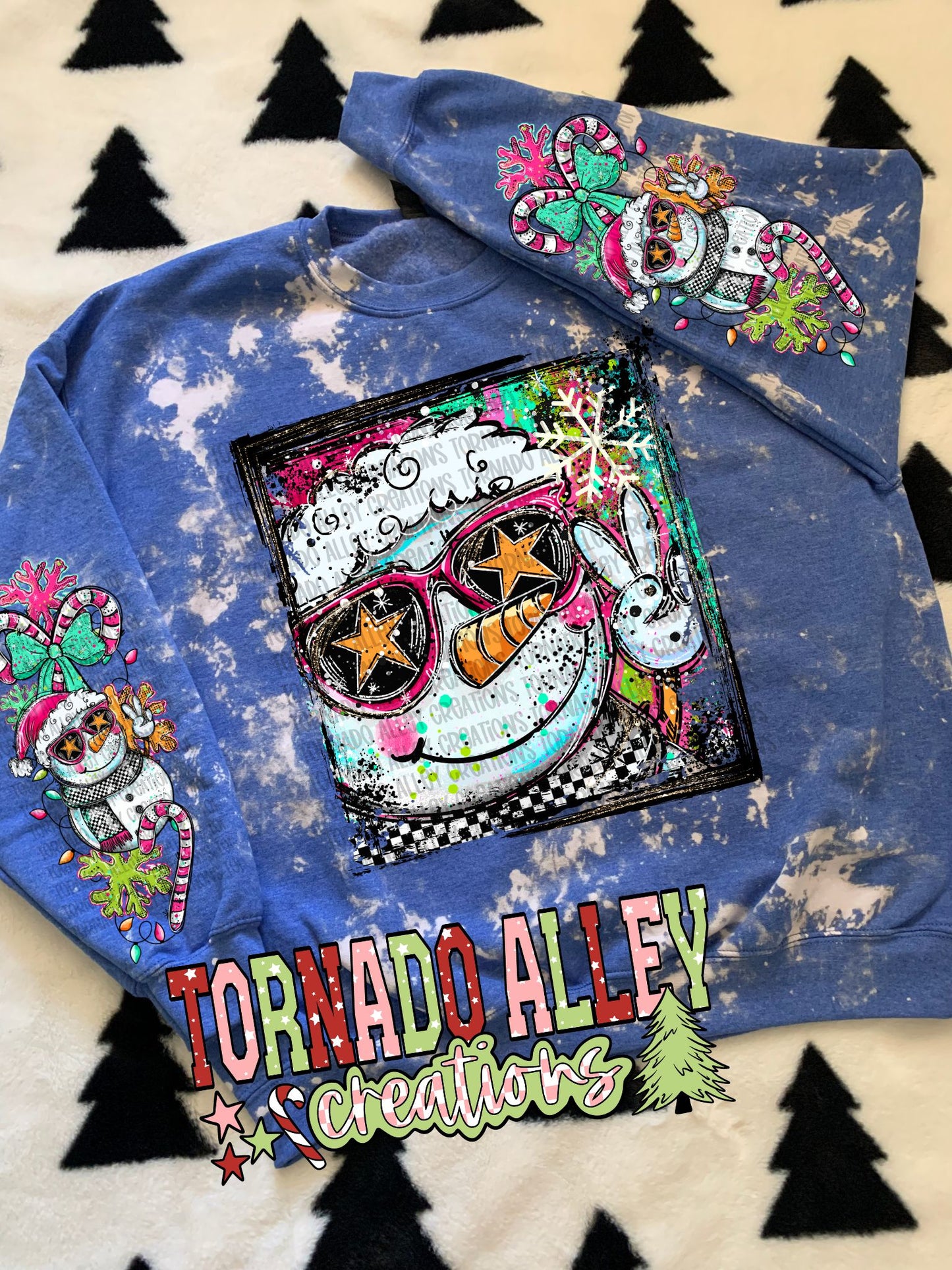 Cute Winter Snowman Crewneck