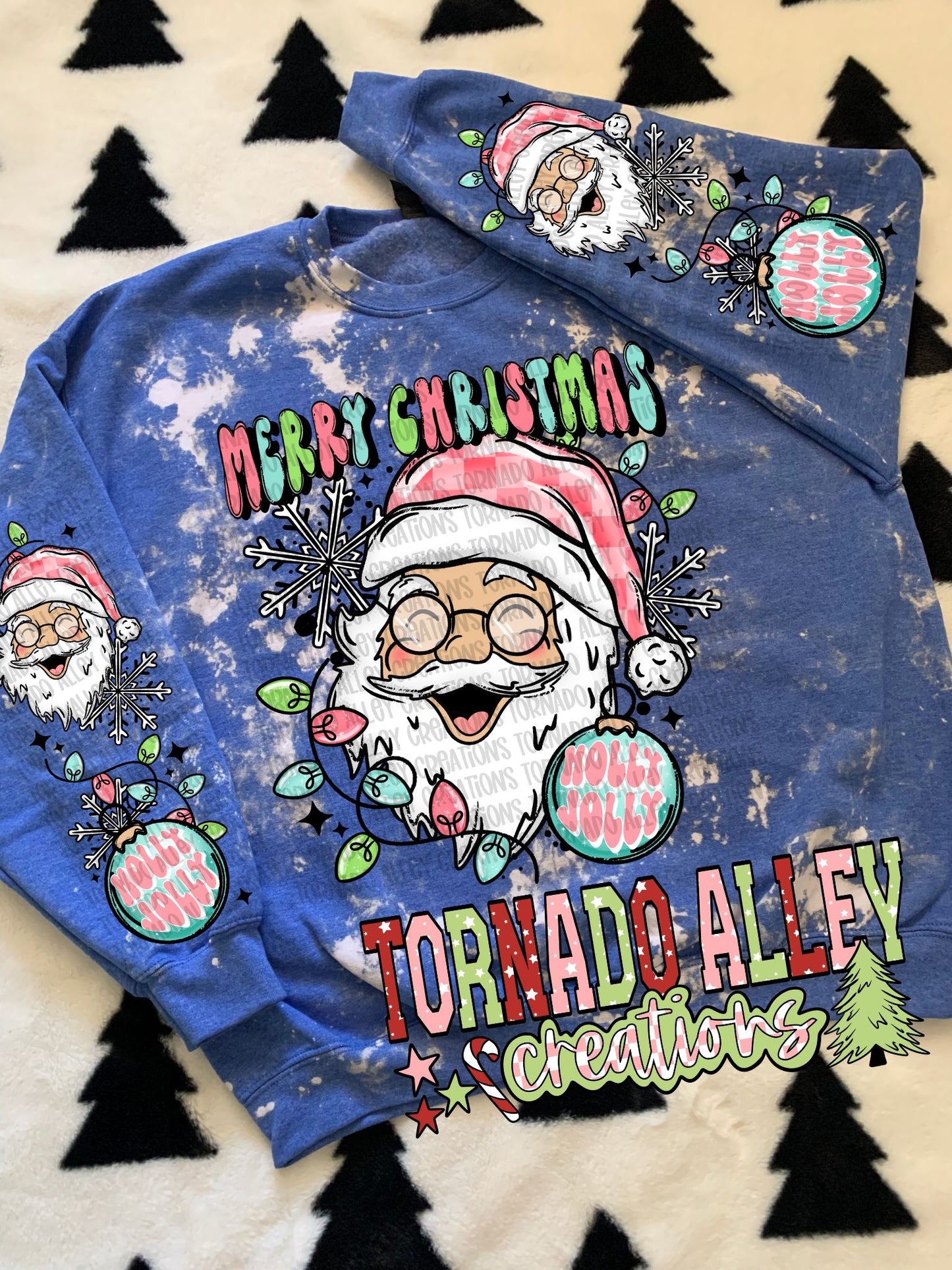 Holly Jolly Santa Crewneck