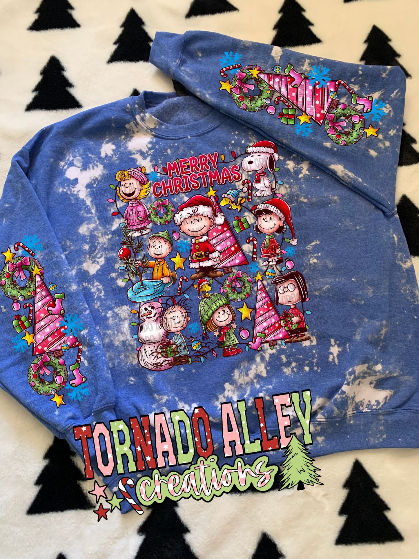 Retro Merry Christmas Crewneck