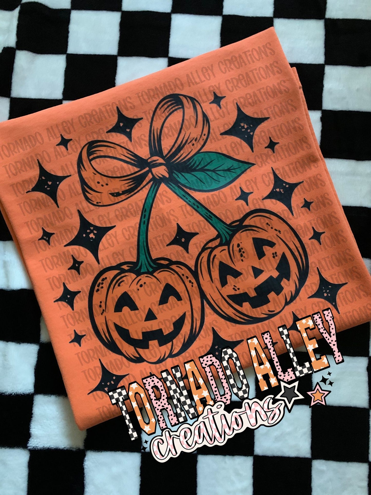 Cute Pumpkin Cherries Tee