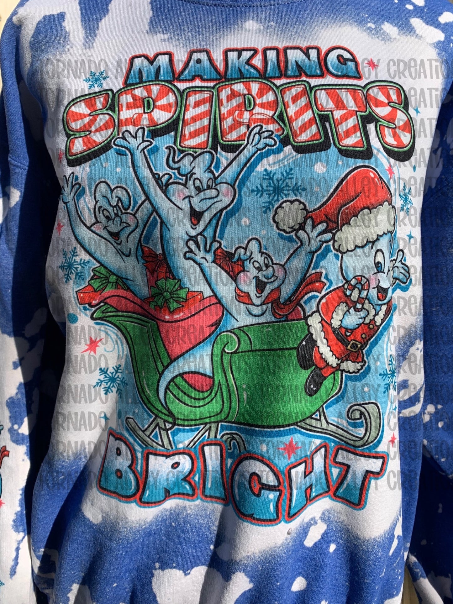 Spooky Ghosts Christmas Crewneck