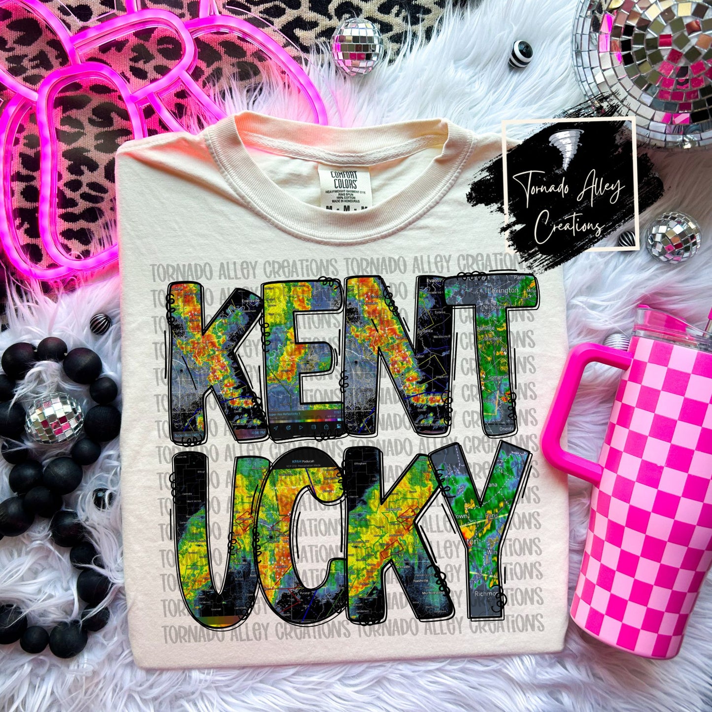 Kentucky Storm Map Tee