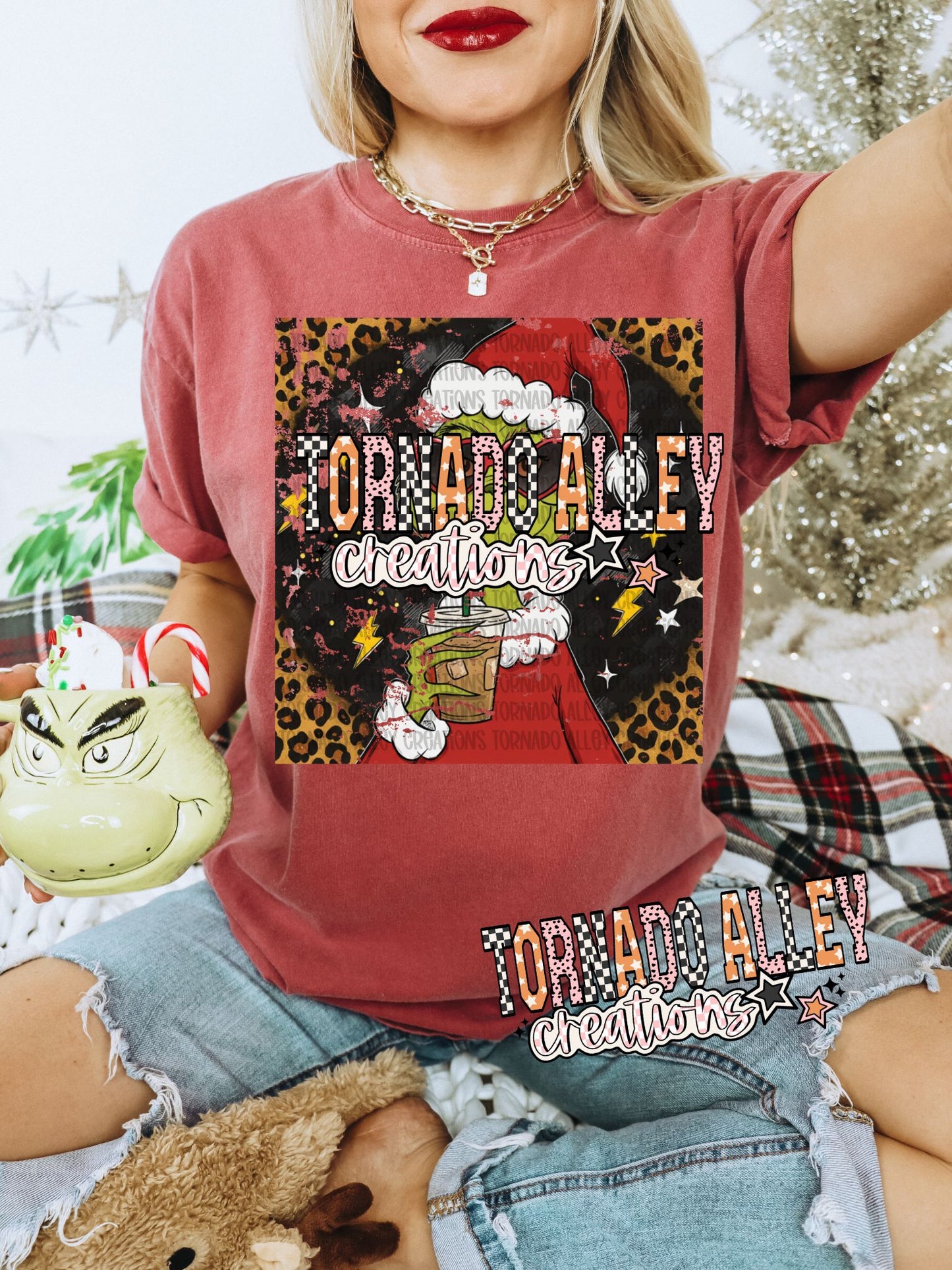 Iced Coffee Green Guy Tee
