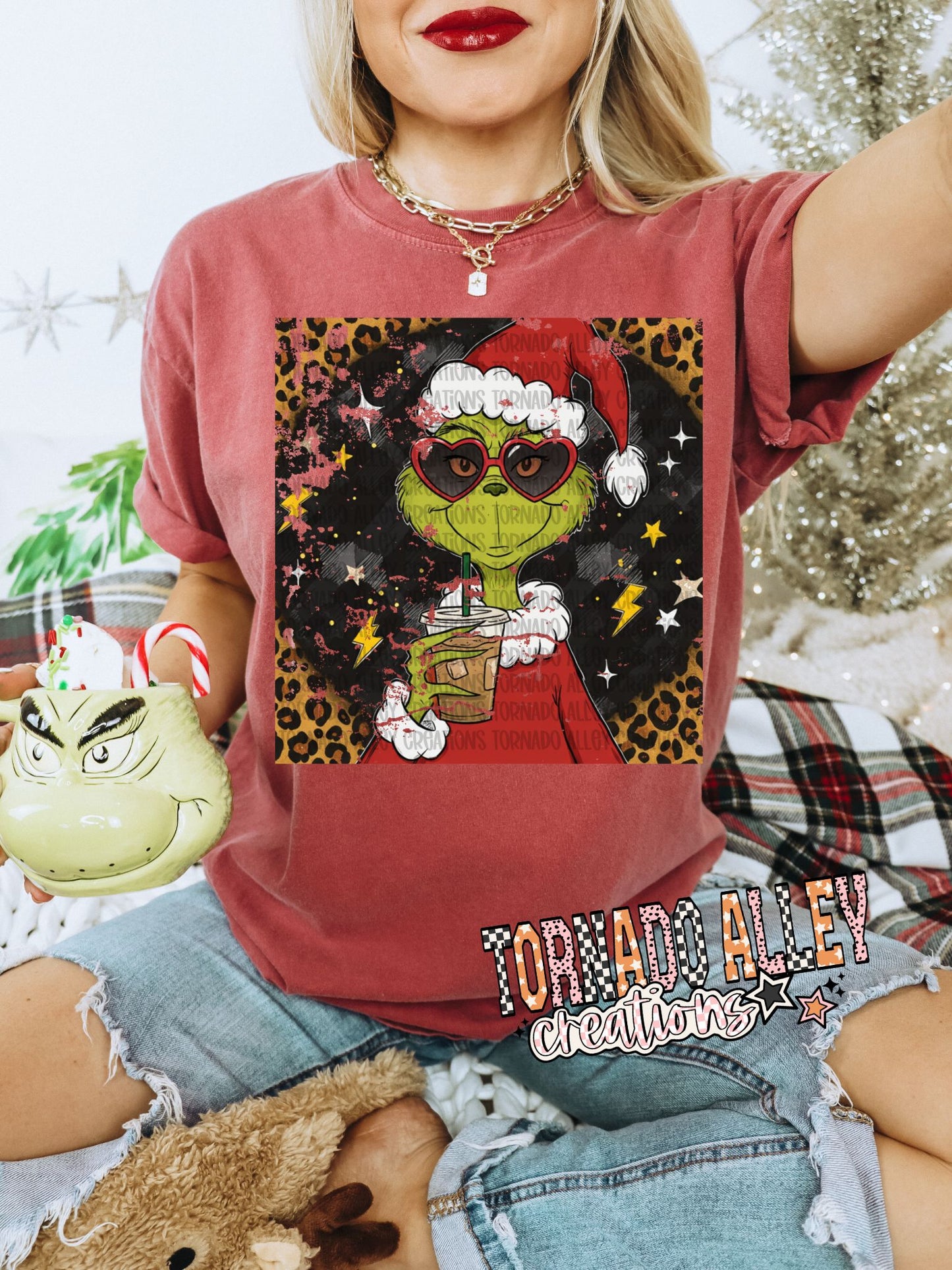 Iced Coffee Green Guy Tee
