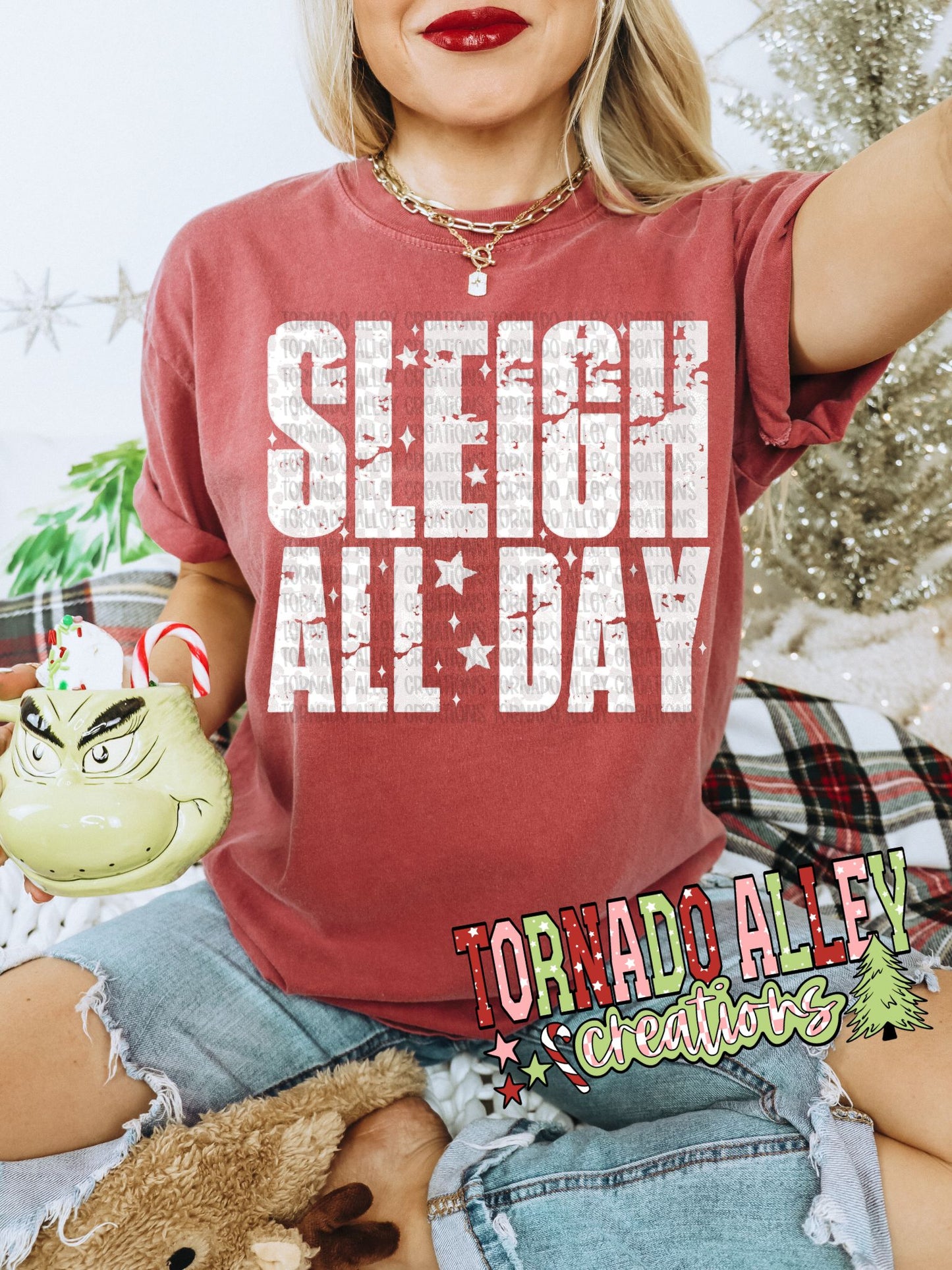 Sleigh All Day Tee