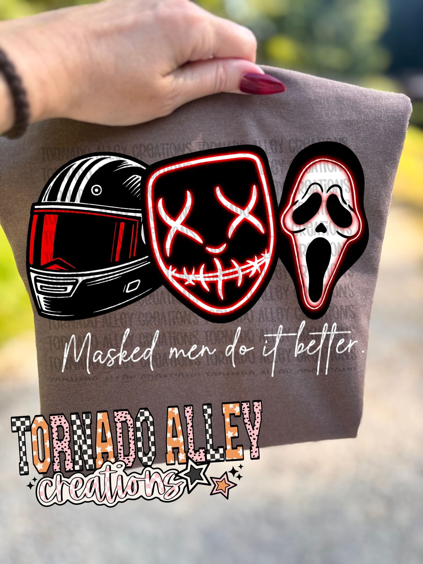 Masked Men Do It Better Tee