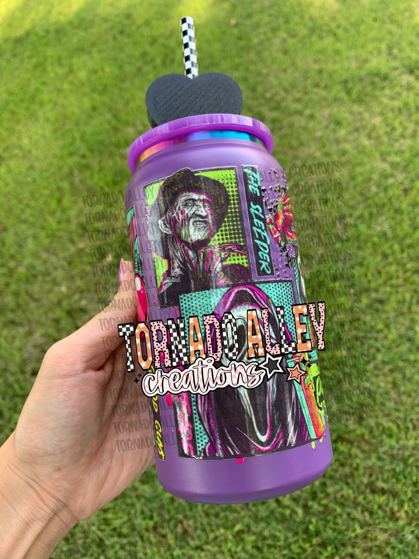 Spooky Crew Stainless Steel 16oz Can