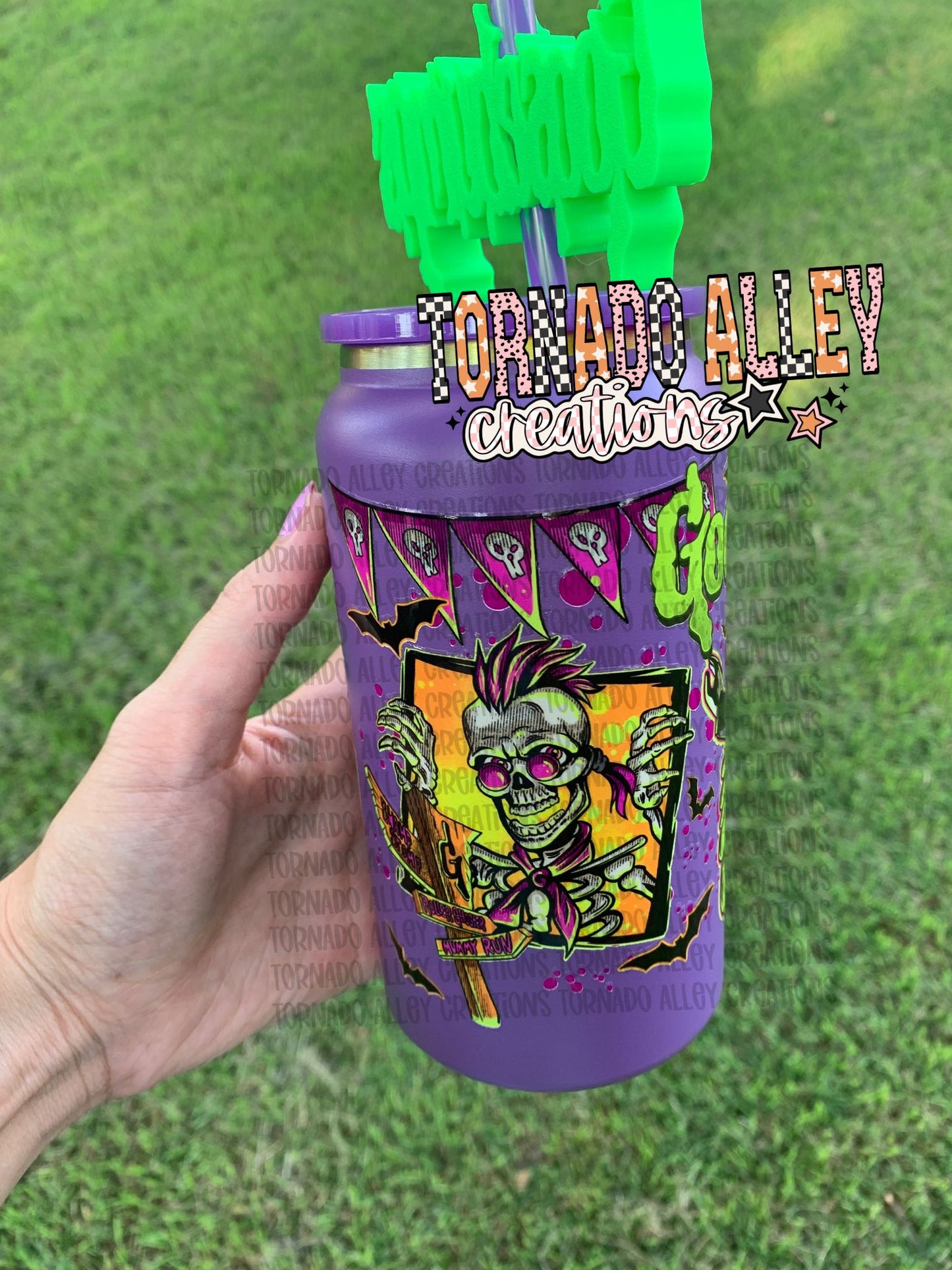 In For A Scare 16oz Stainless Steel Can