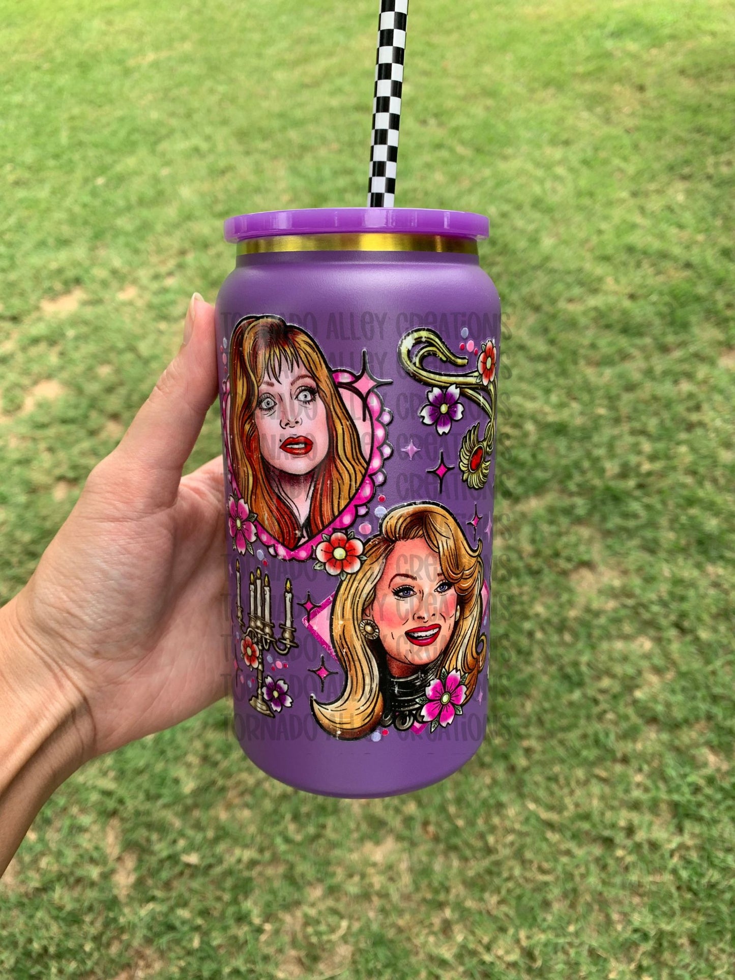Spooky Witchy 16oz Stainless Steel Can
