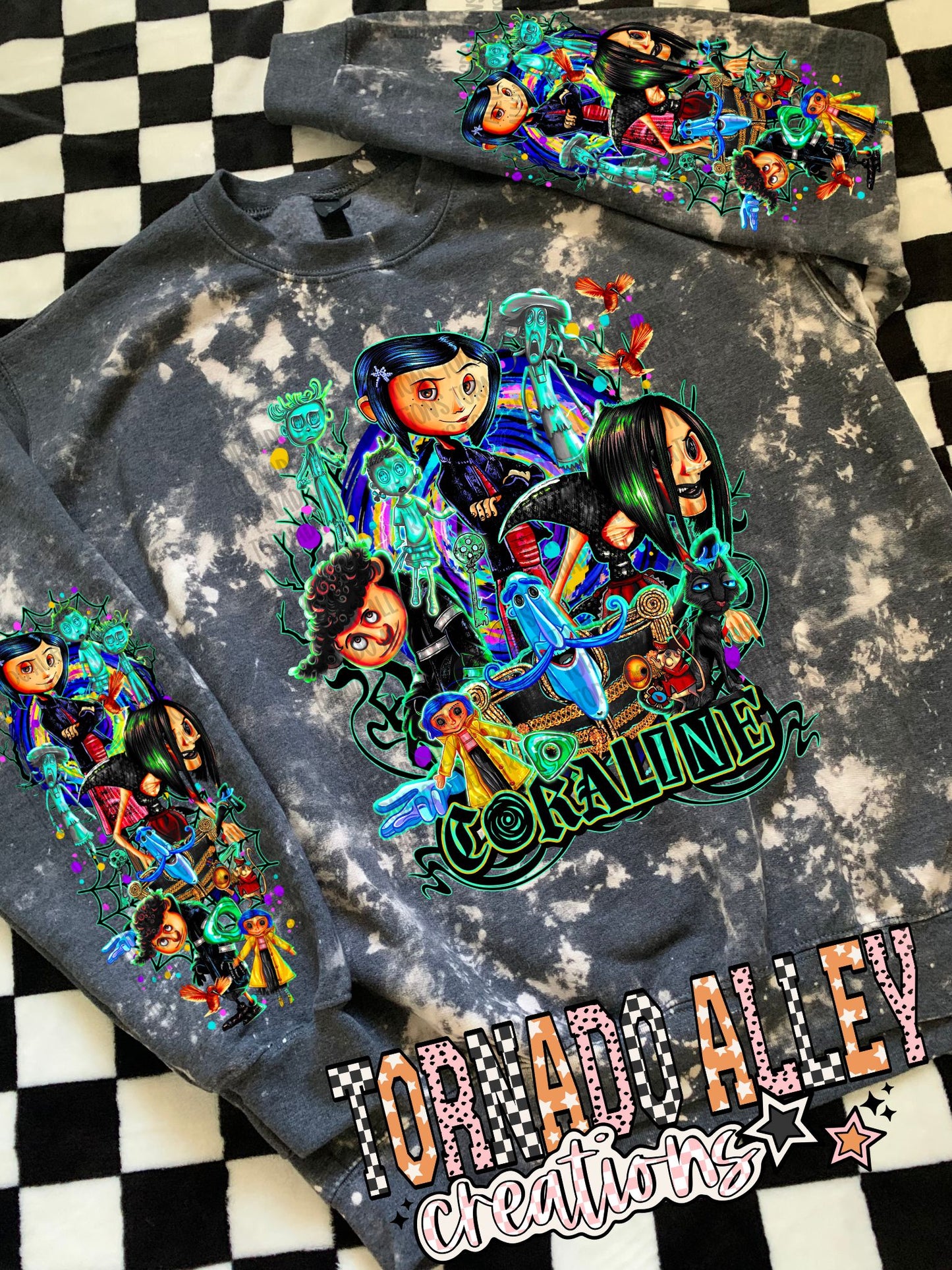 Spooky Buttons Crewneck