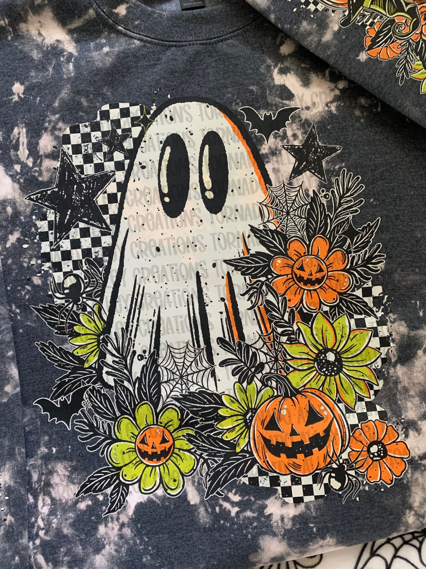Floral Ghost Crewneck