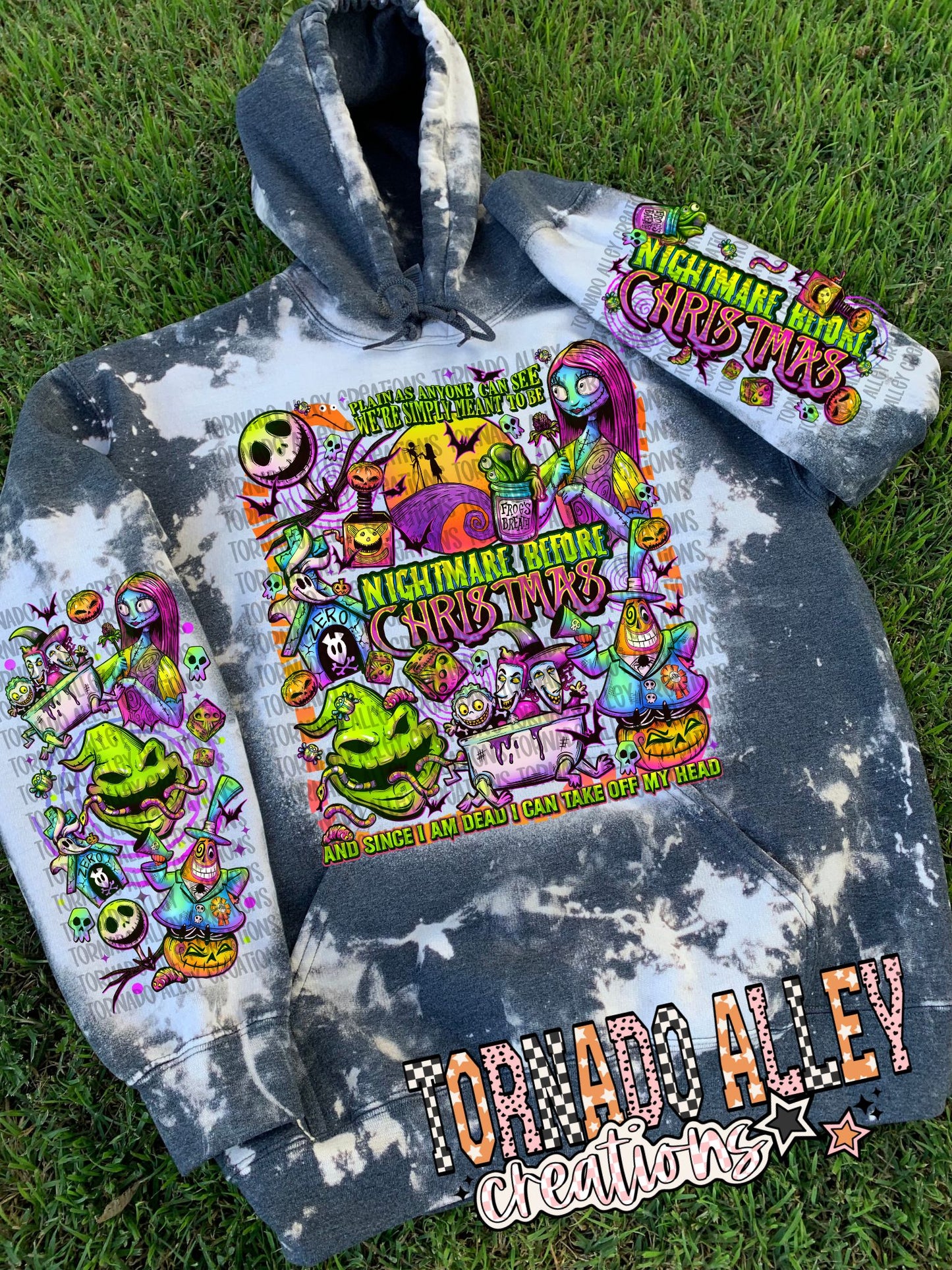 Spooky Neon Halloween Hoodie