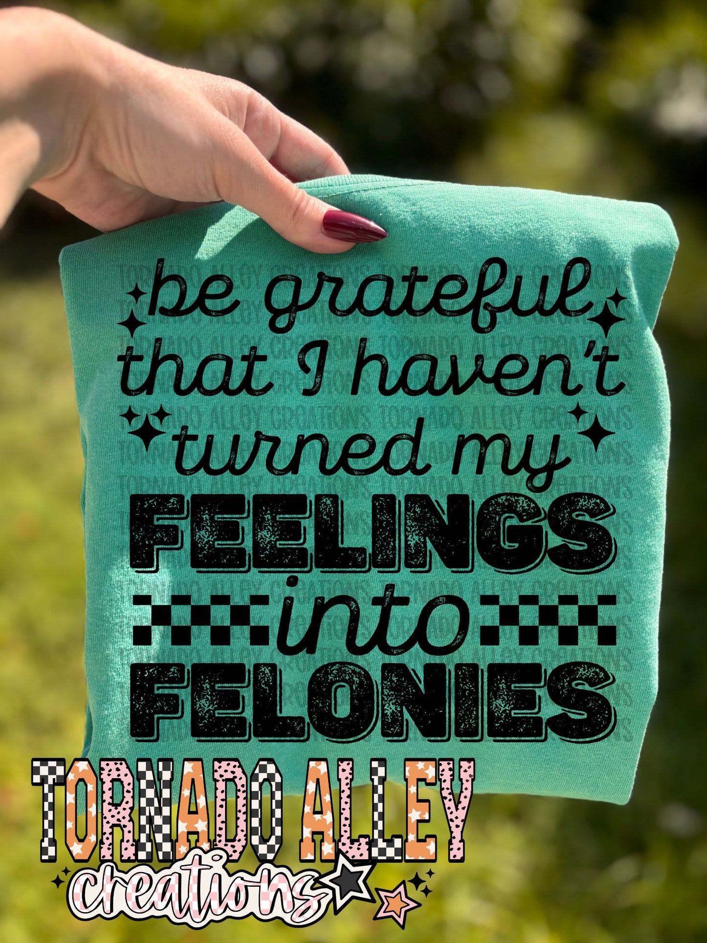 Feelings Into Felonies Tee