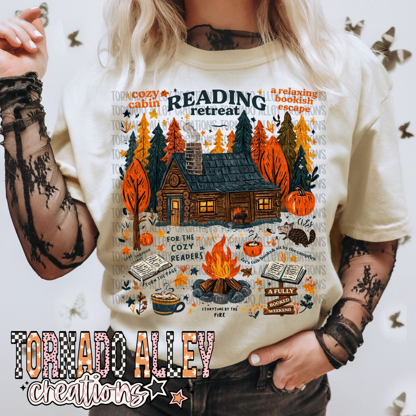 Bookish Fall Reading Retreat Tee