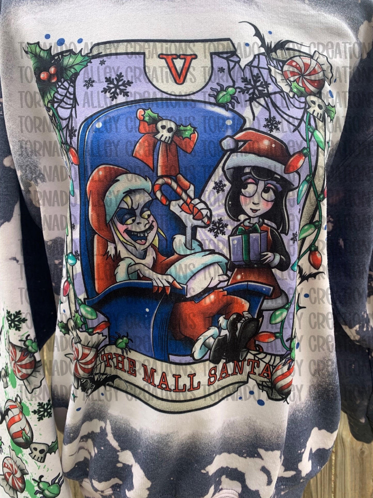 Spooky Mall Santa Crewneck