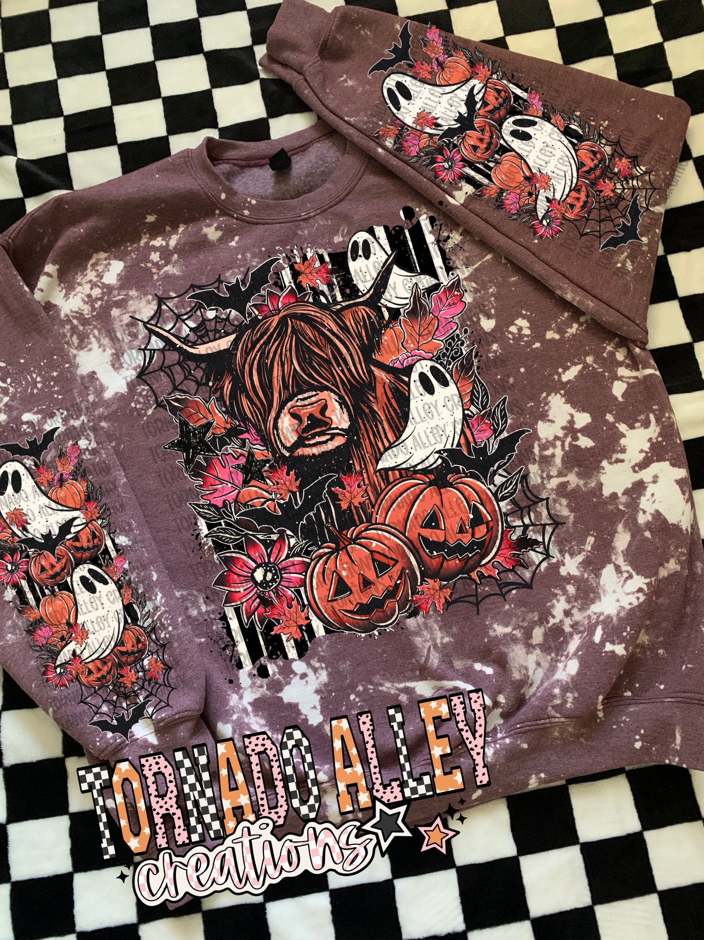 Spooky Cow Halloween Crewneck