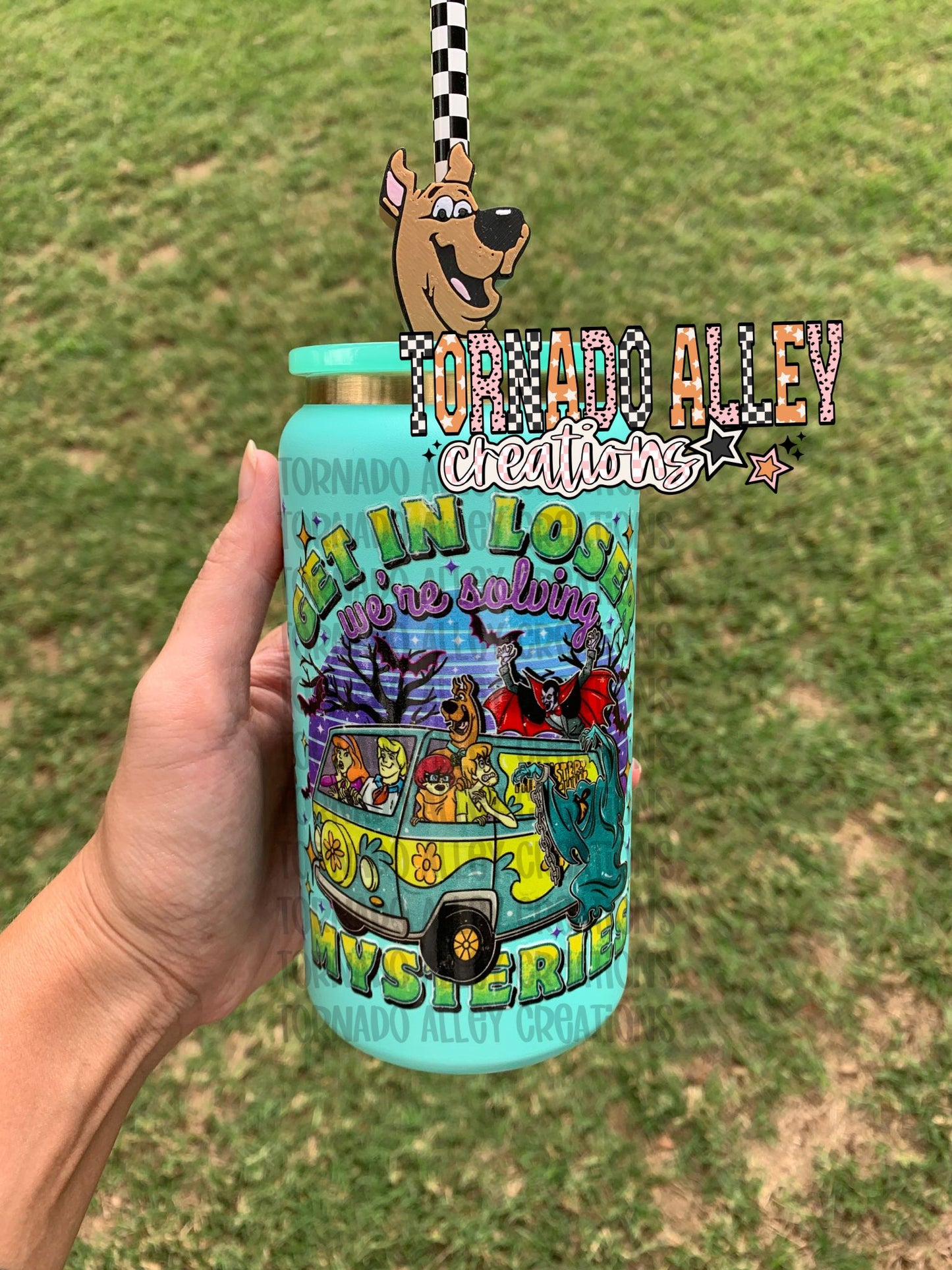 Solving Mysteries 16oz Stainless Steel Can