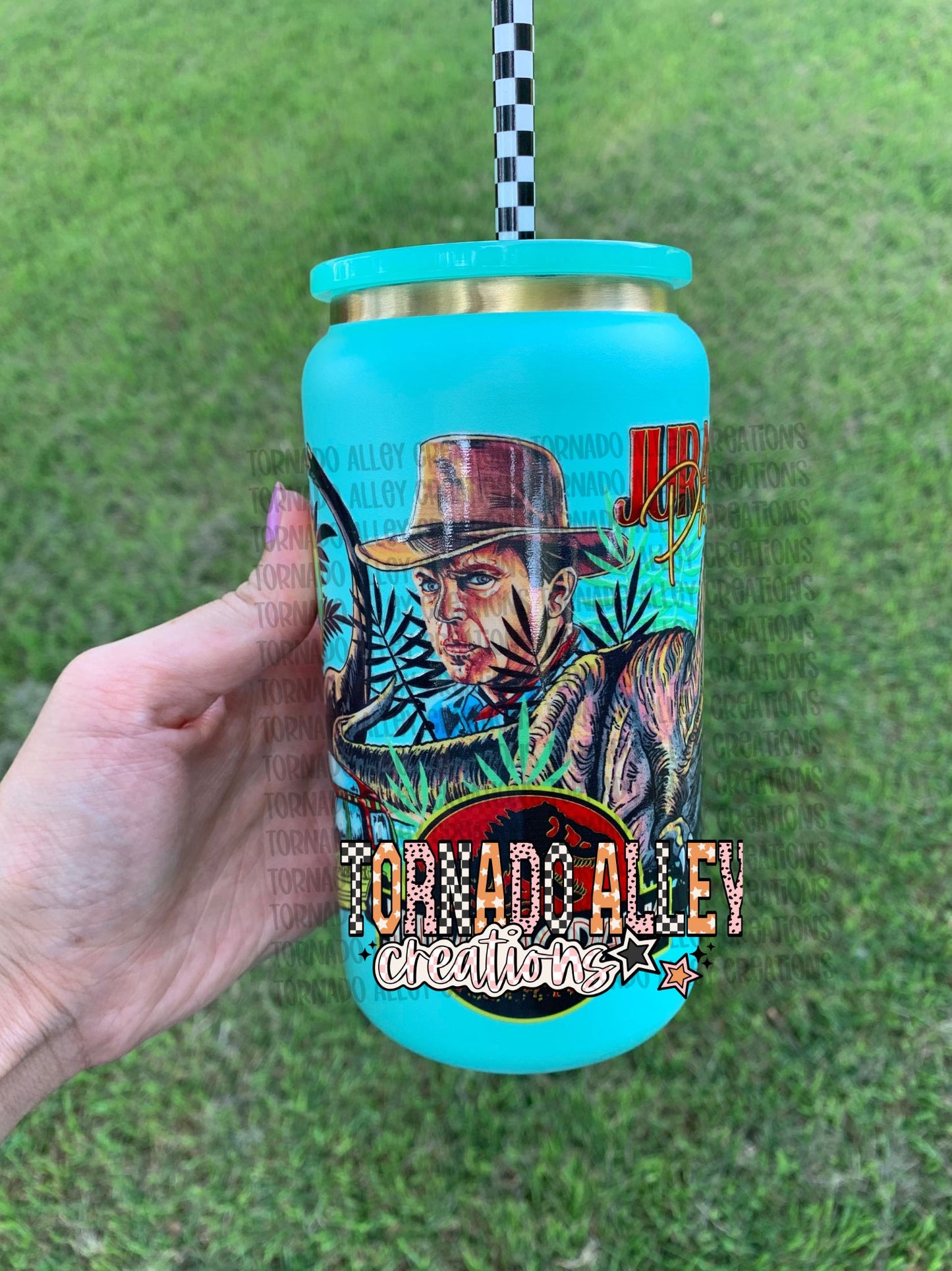 Vintage Dinosaurs 16oz Can
