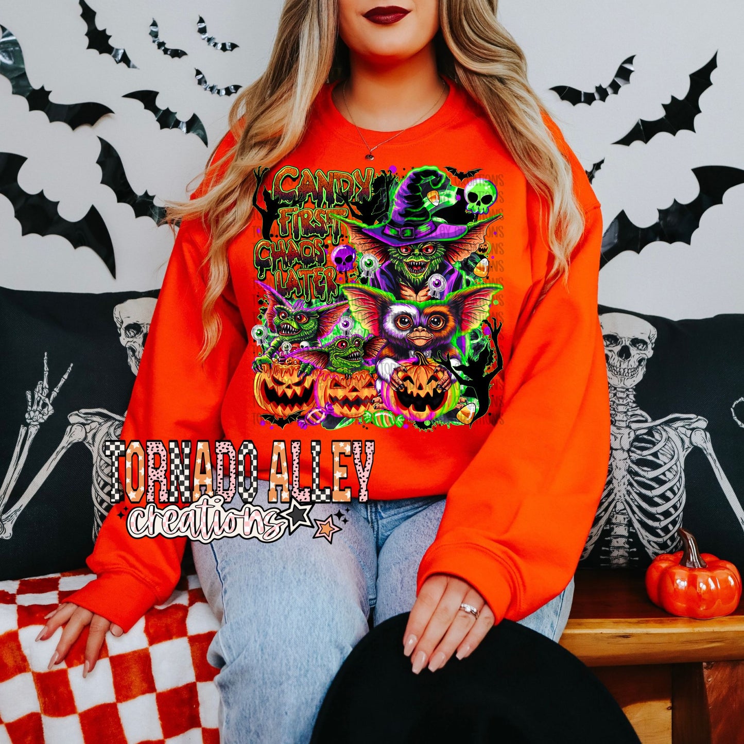Candy First Chaos Later Crewneck