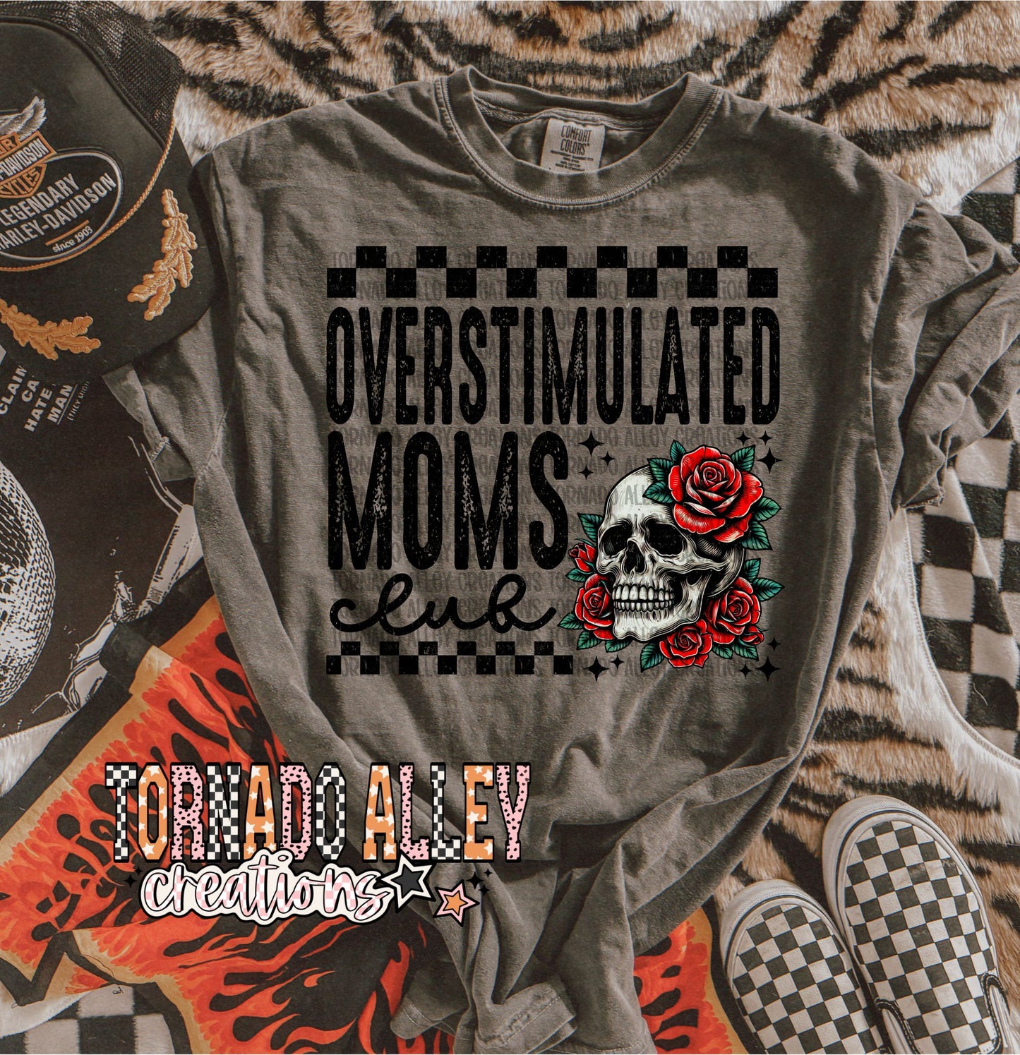 Overstimulated Moms Tee