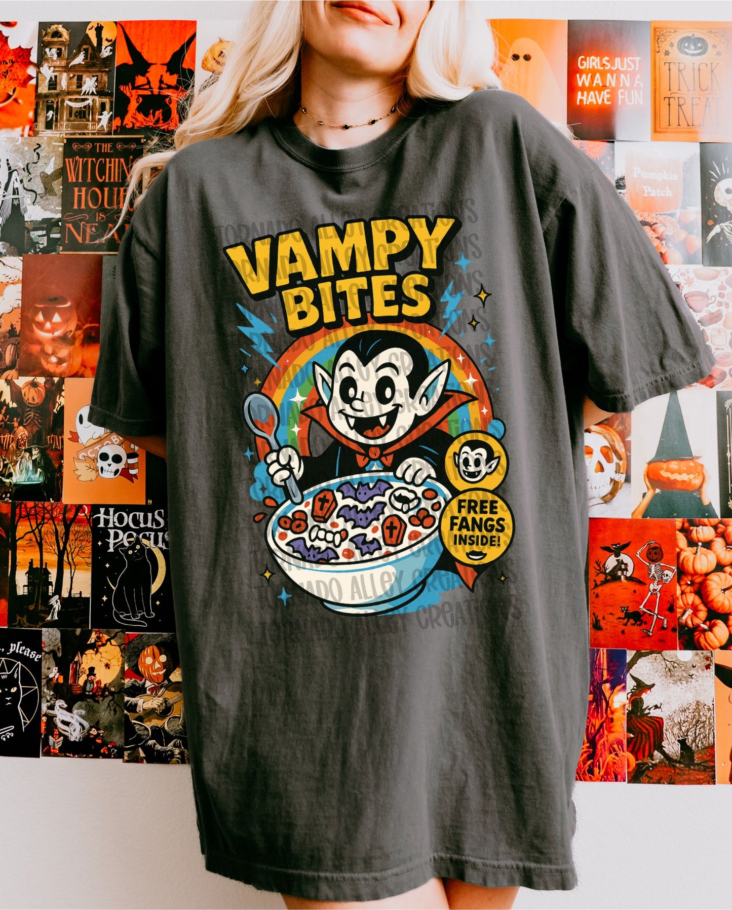 Spooky Vampire Cereal Tee