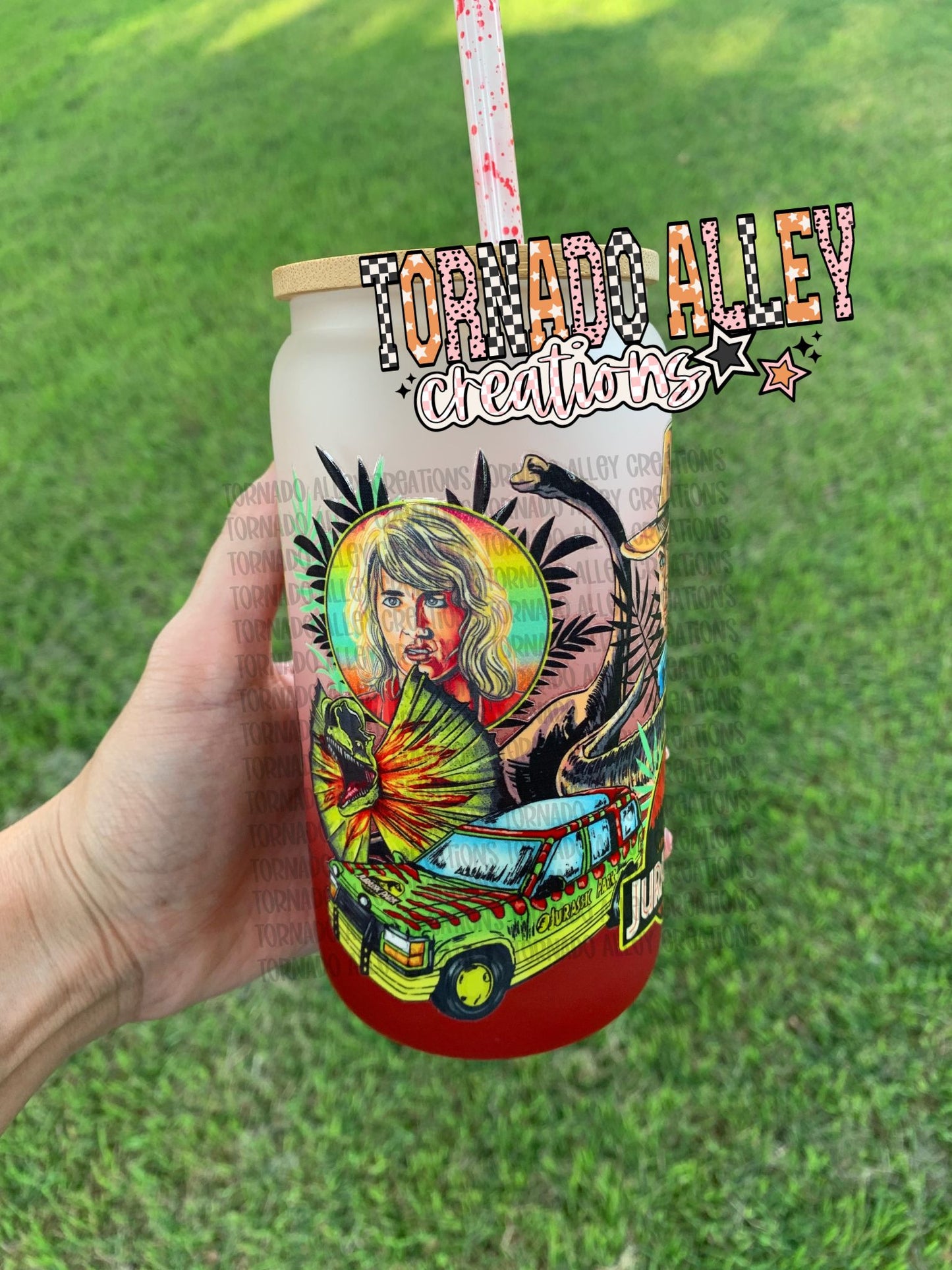 Vintage Dinosaurs 16oz Can