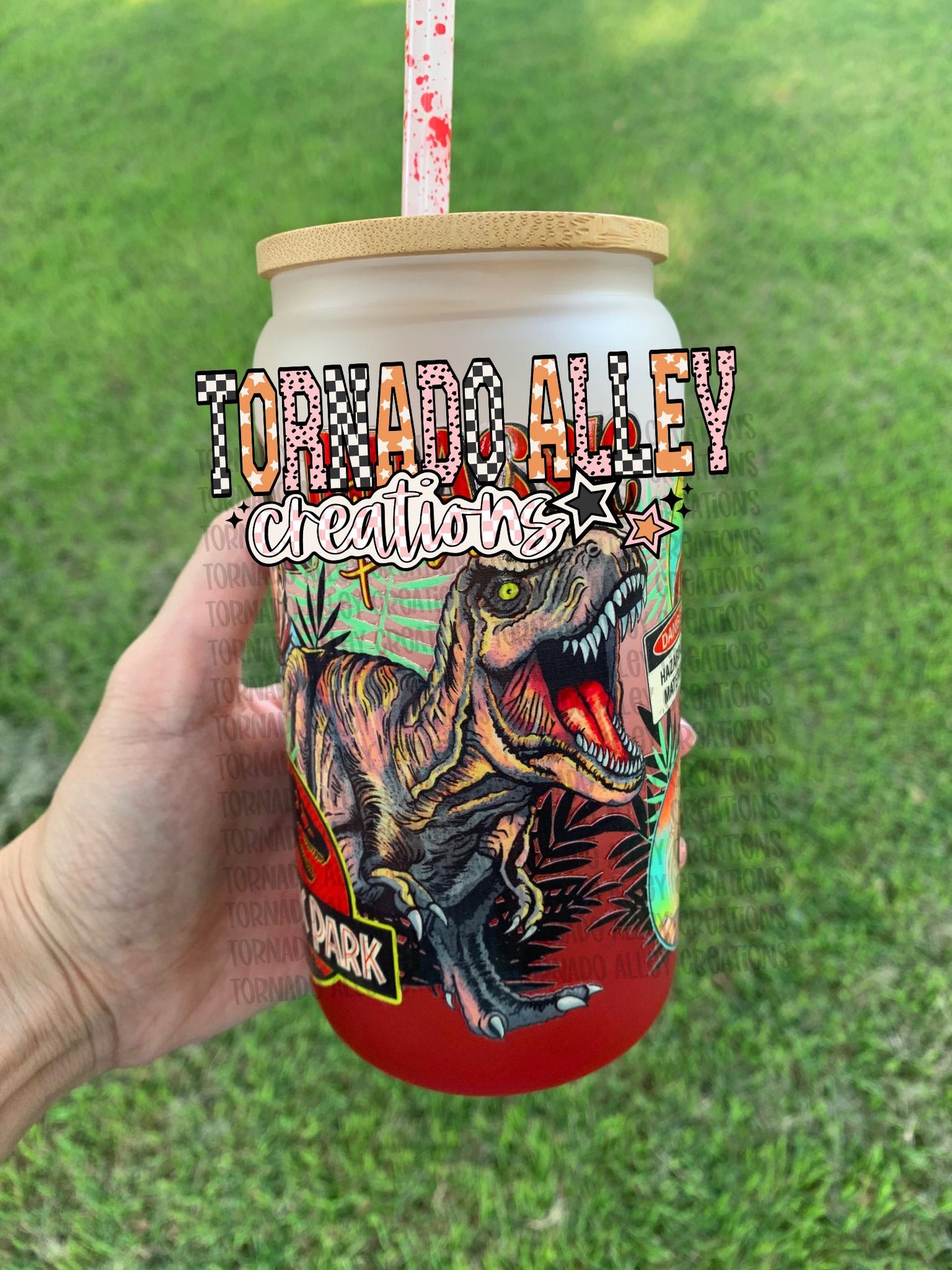 Vintage Dinosaurs 16oz Can