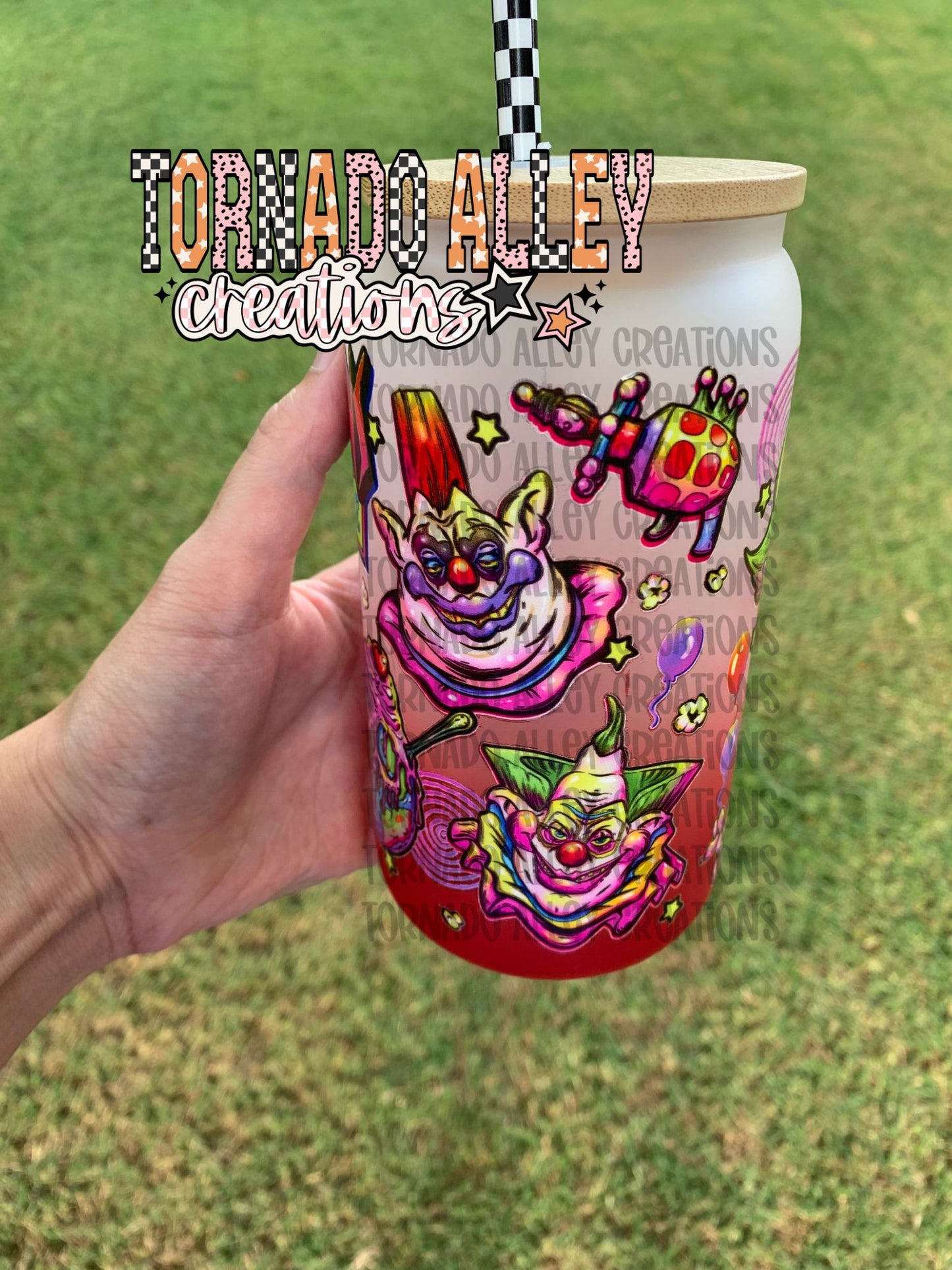 Spooky Circus Clowns 16oz Can