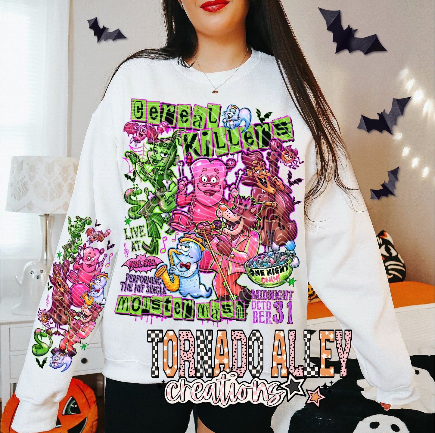 Spooky Monsters Crewneck