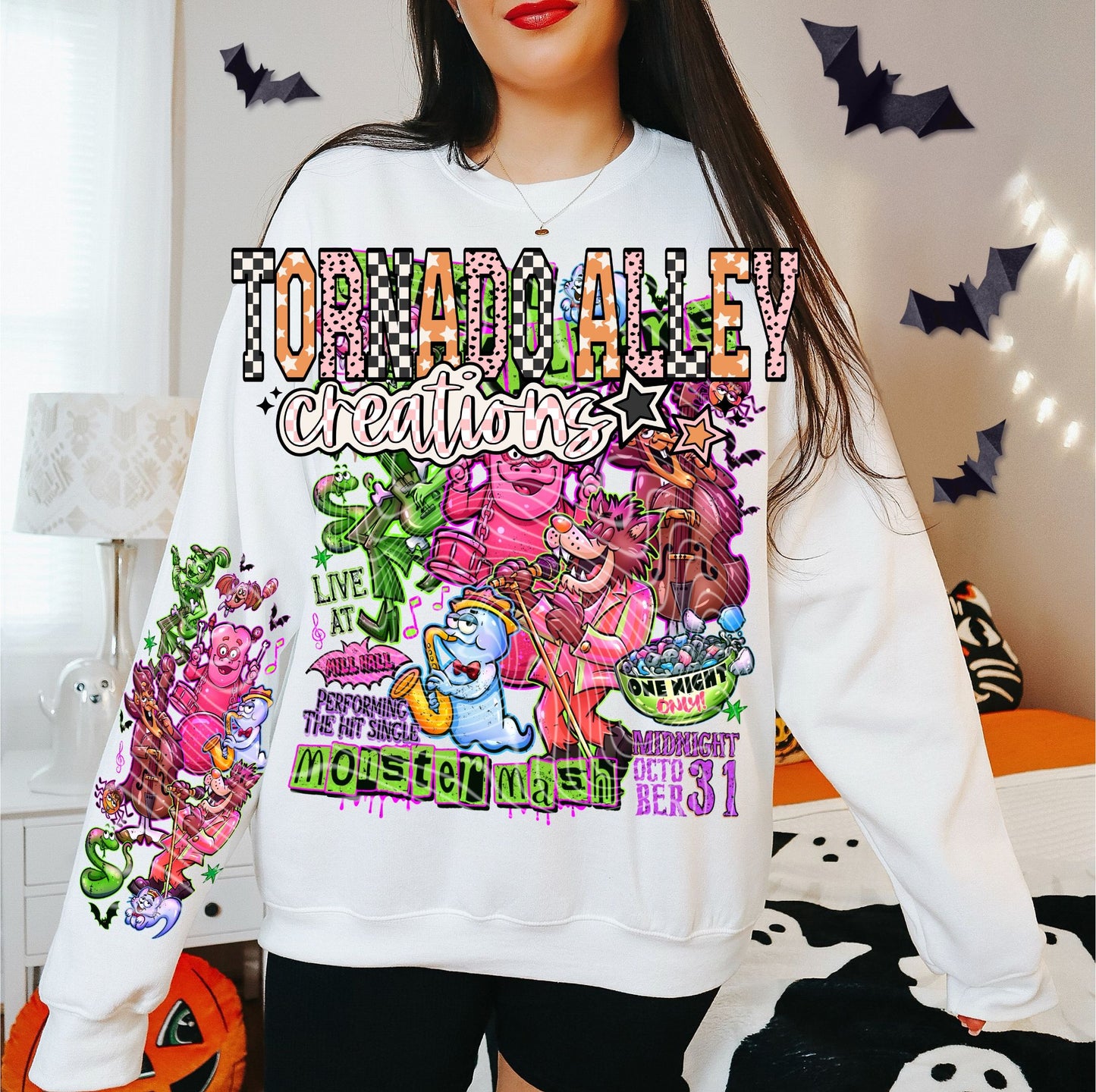 Spooky Monsters Crewneck