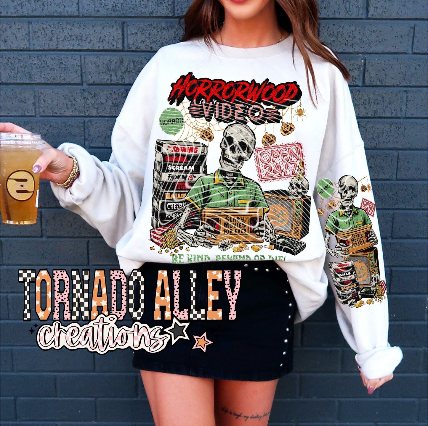 Spooky Videos Crewneck