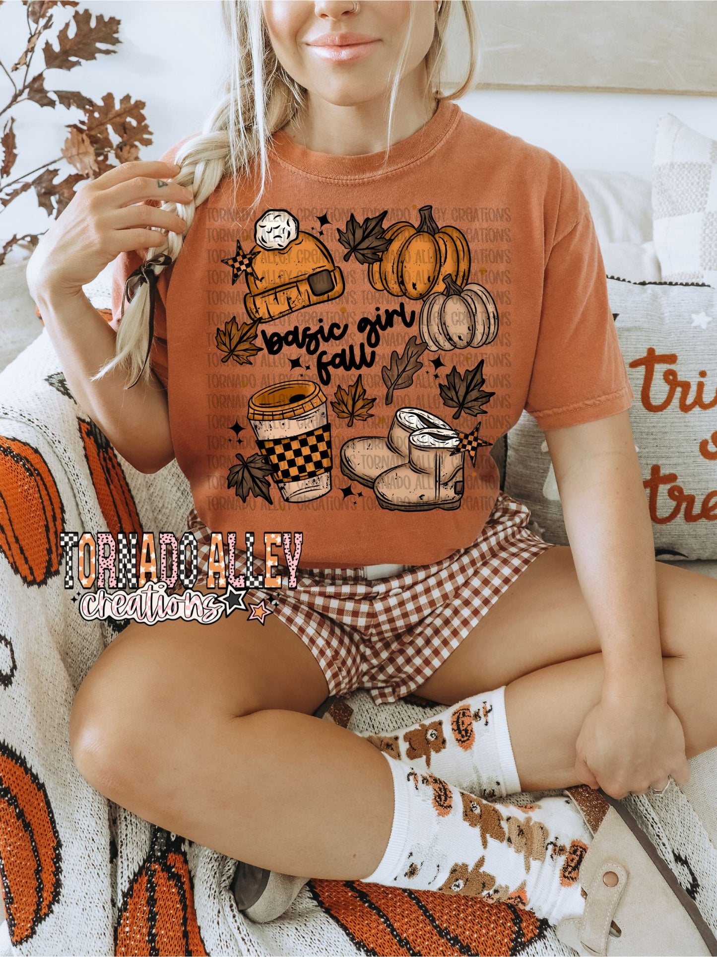 Basic Fall Girl Tee