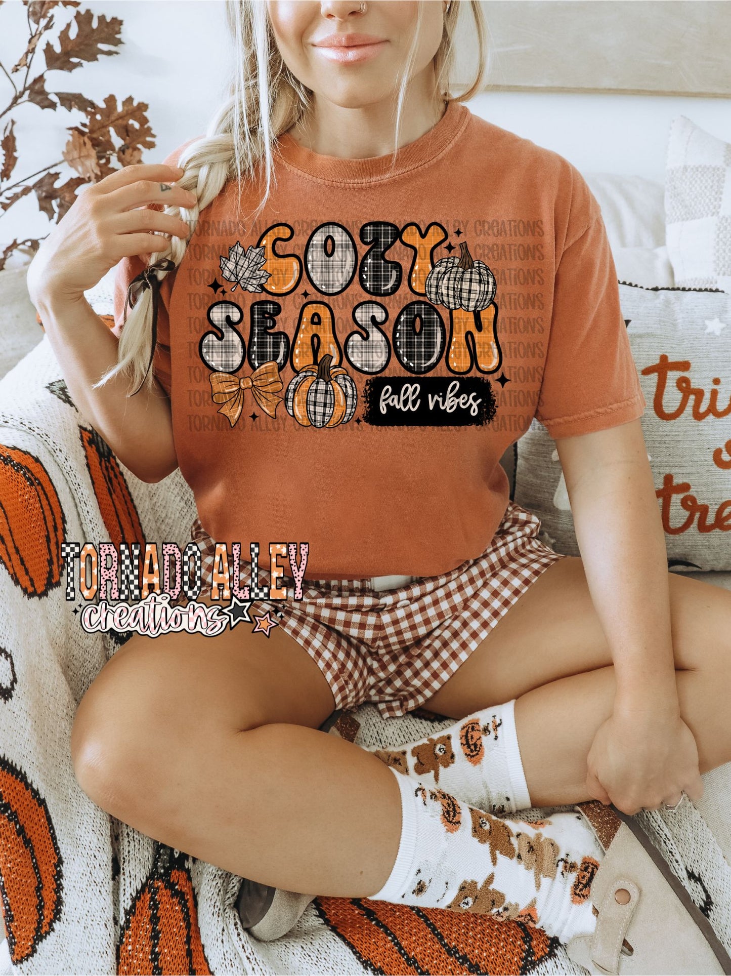 Cozy Season Fall Vibes Tee