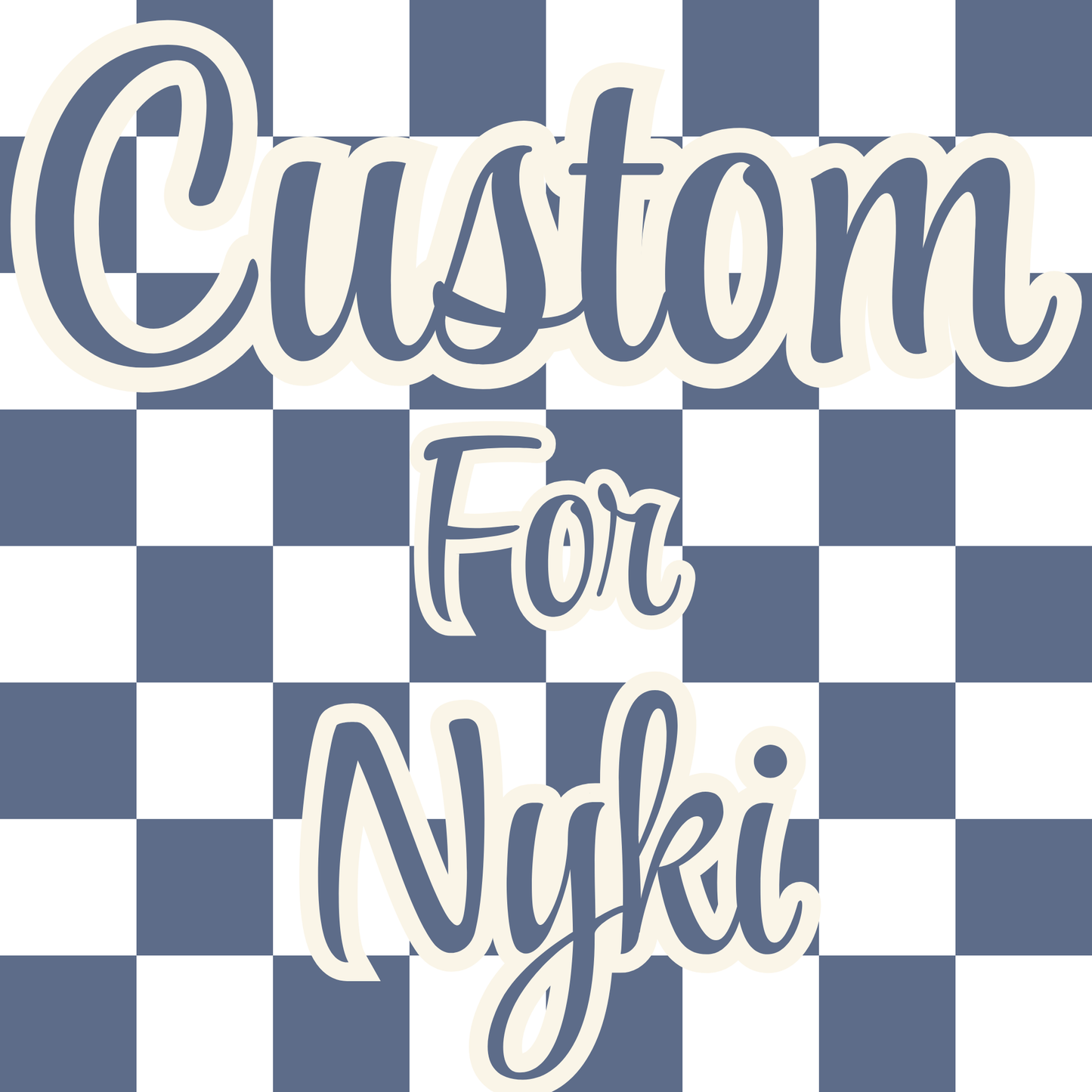 Custom Order for Nyki