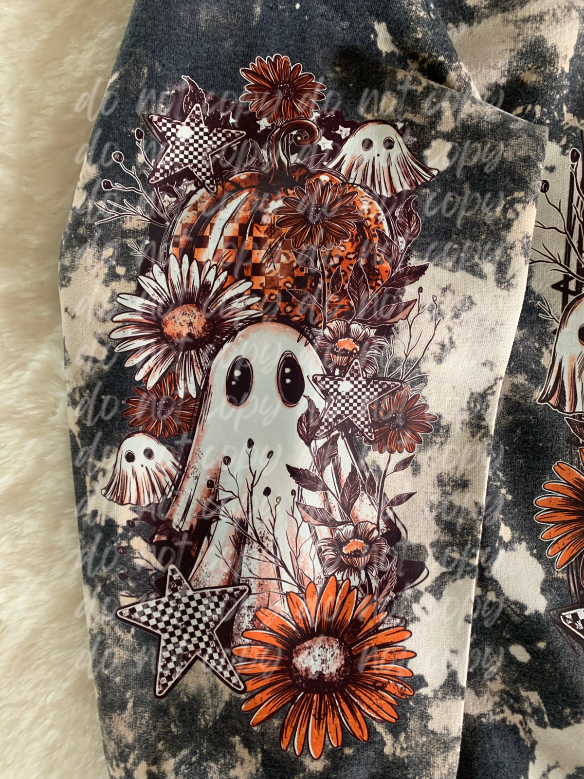 Floral Fall Ghost Crewneck