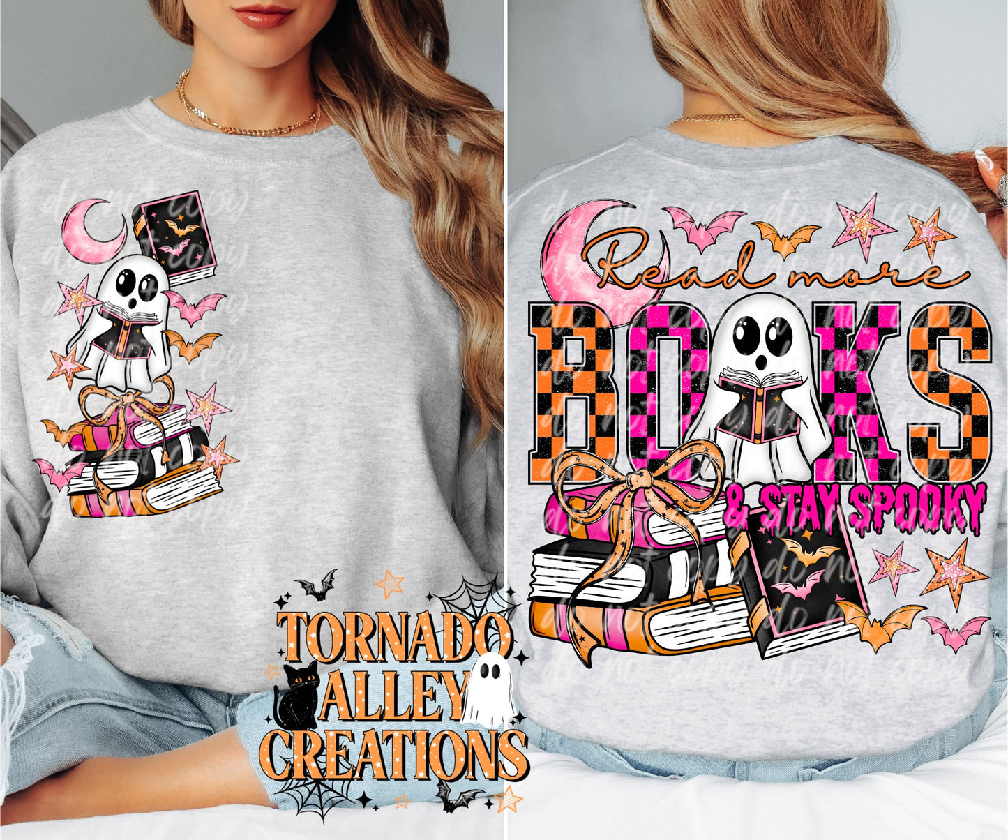 Read More Books Stay Spooky Crewneck