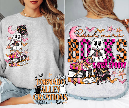 Read More Books Stay Spooky Crewneck