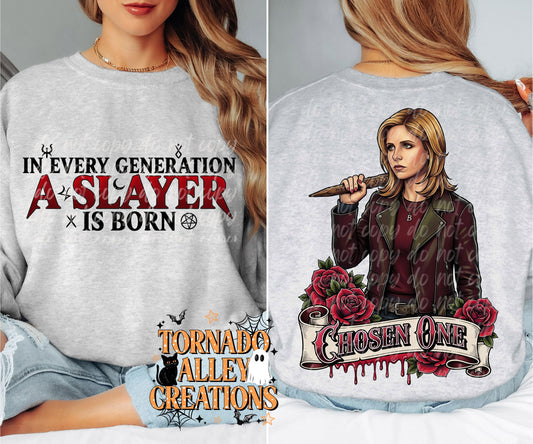 Slayer is Born Crewneck