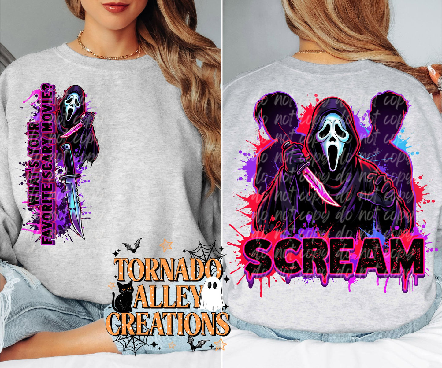 Neon Slasher Crewneck