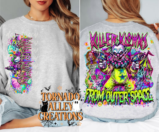 Outer Space Clowns Crewneck