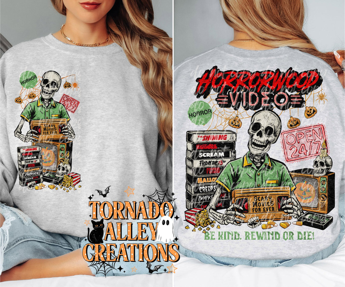 Horror Video Crewneck